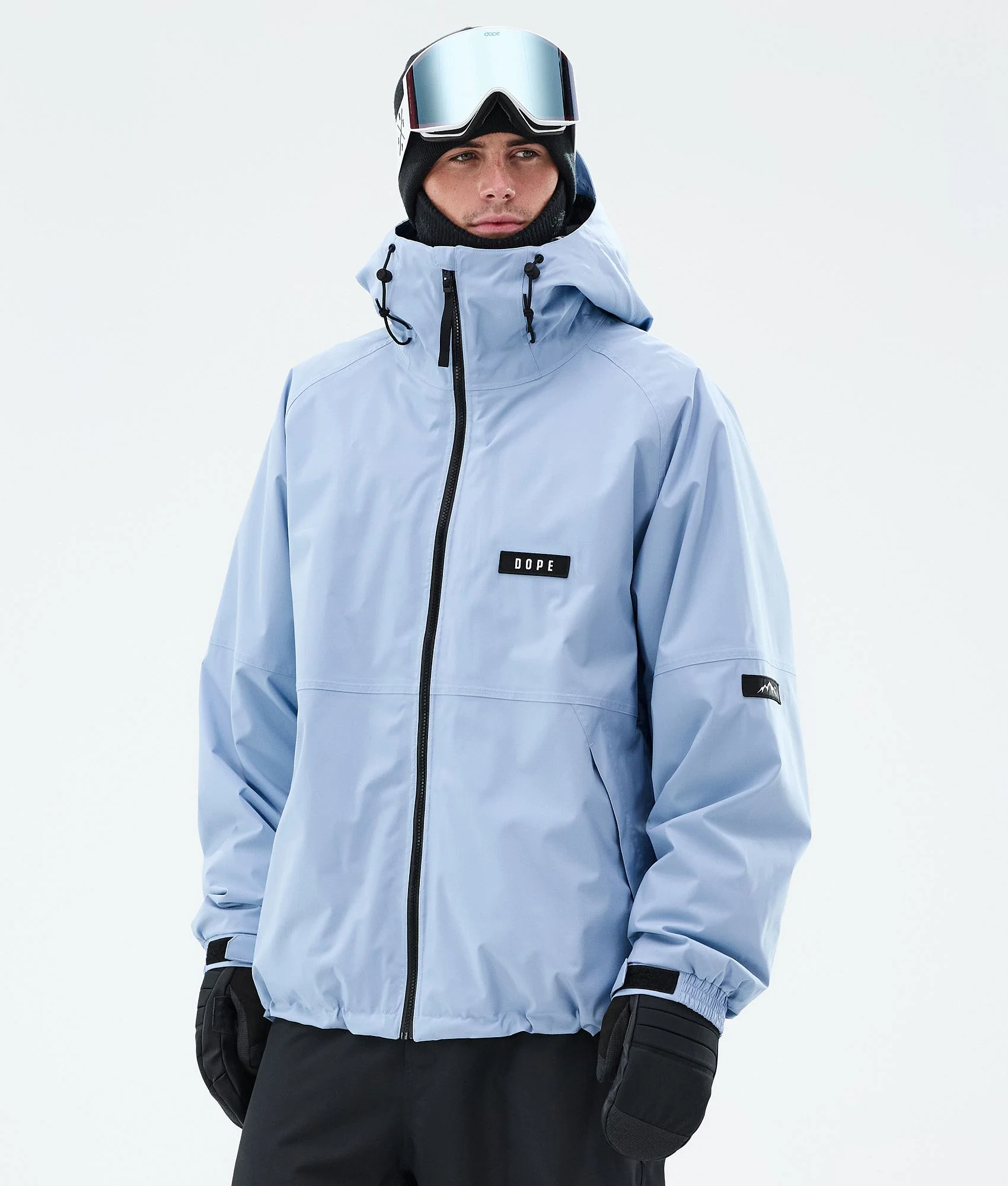 Snowboard Jacket Men Light Blue
