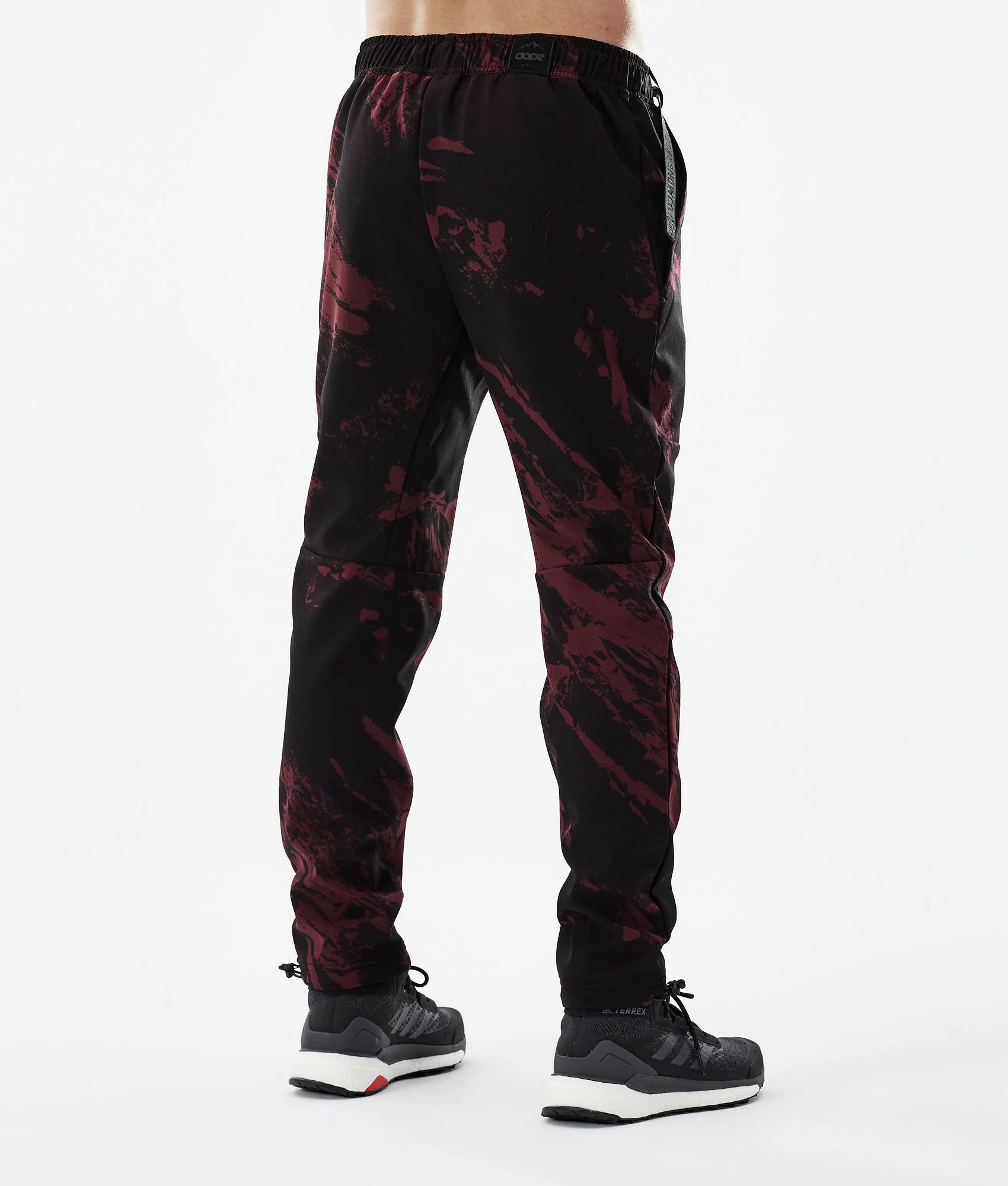 Outdoor Pants Men Paint Burgundy
