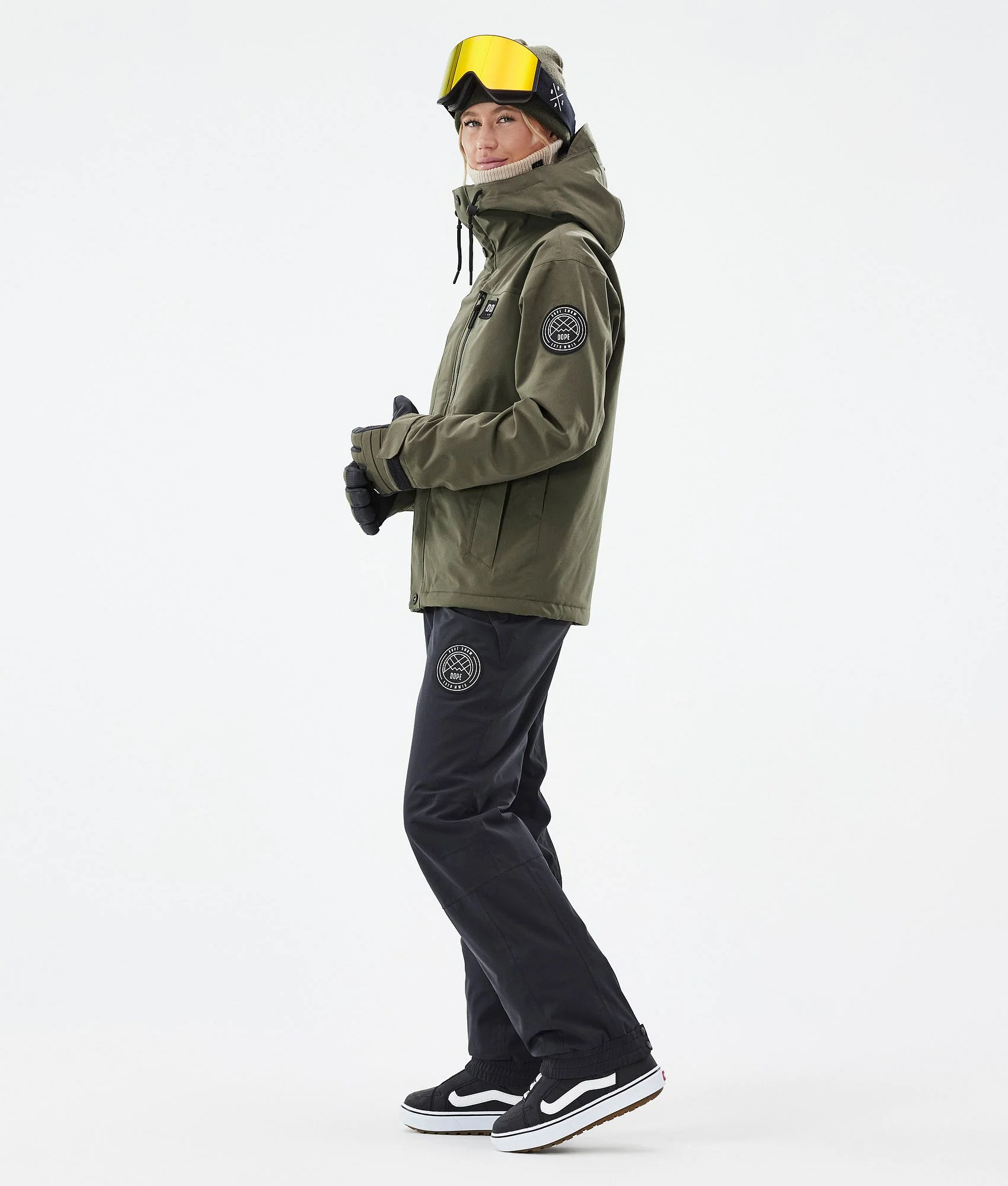 Snowboard Jacket Women Olive Green