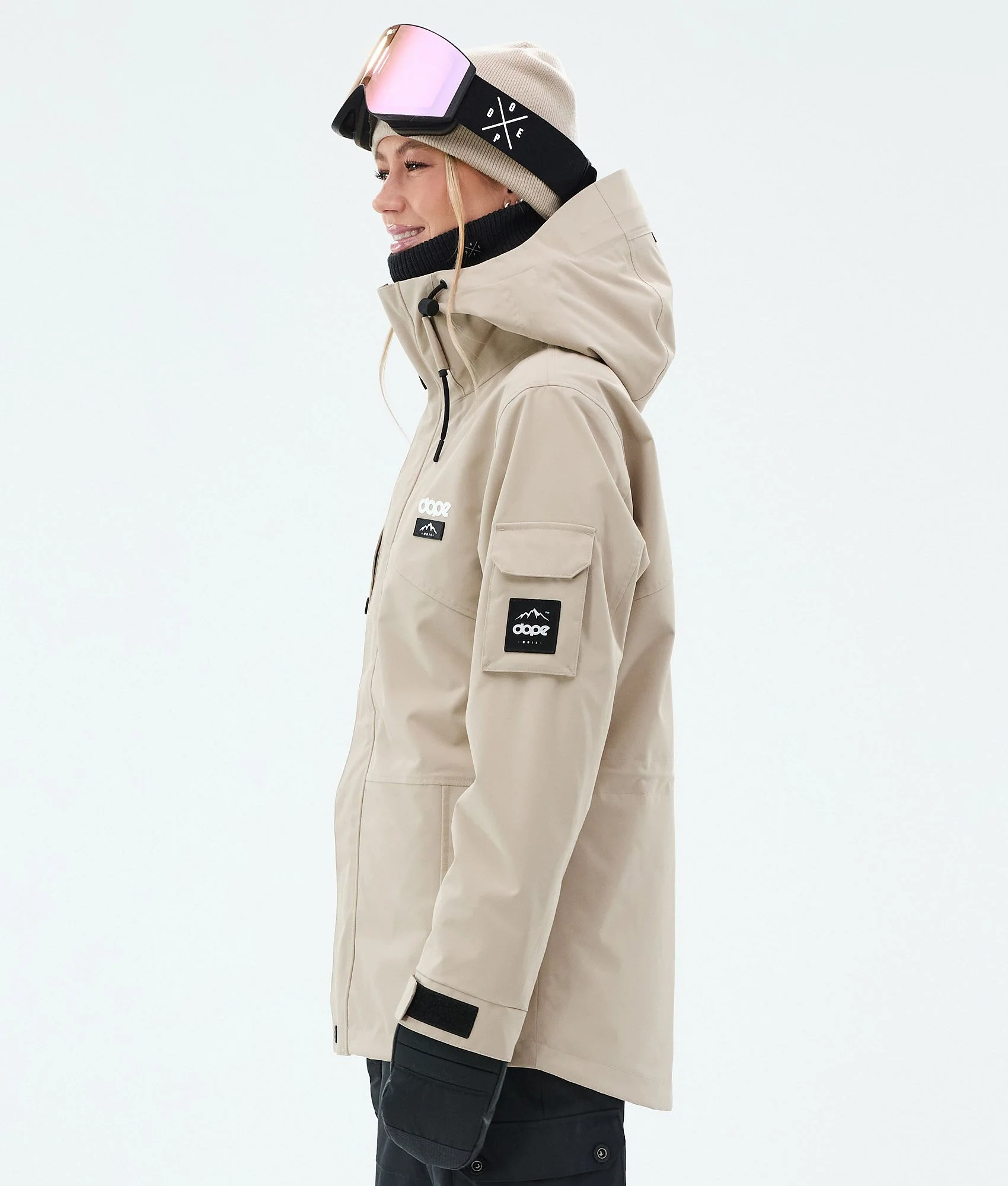 Snowboard Jacket Women Sand