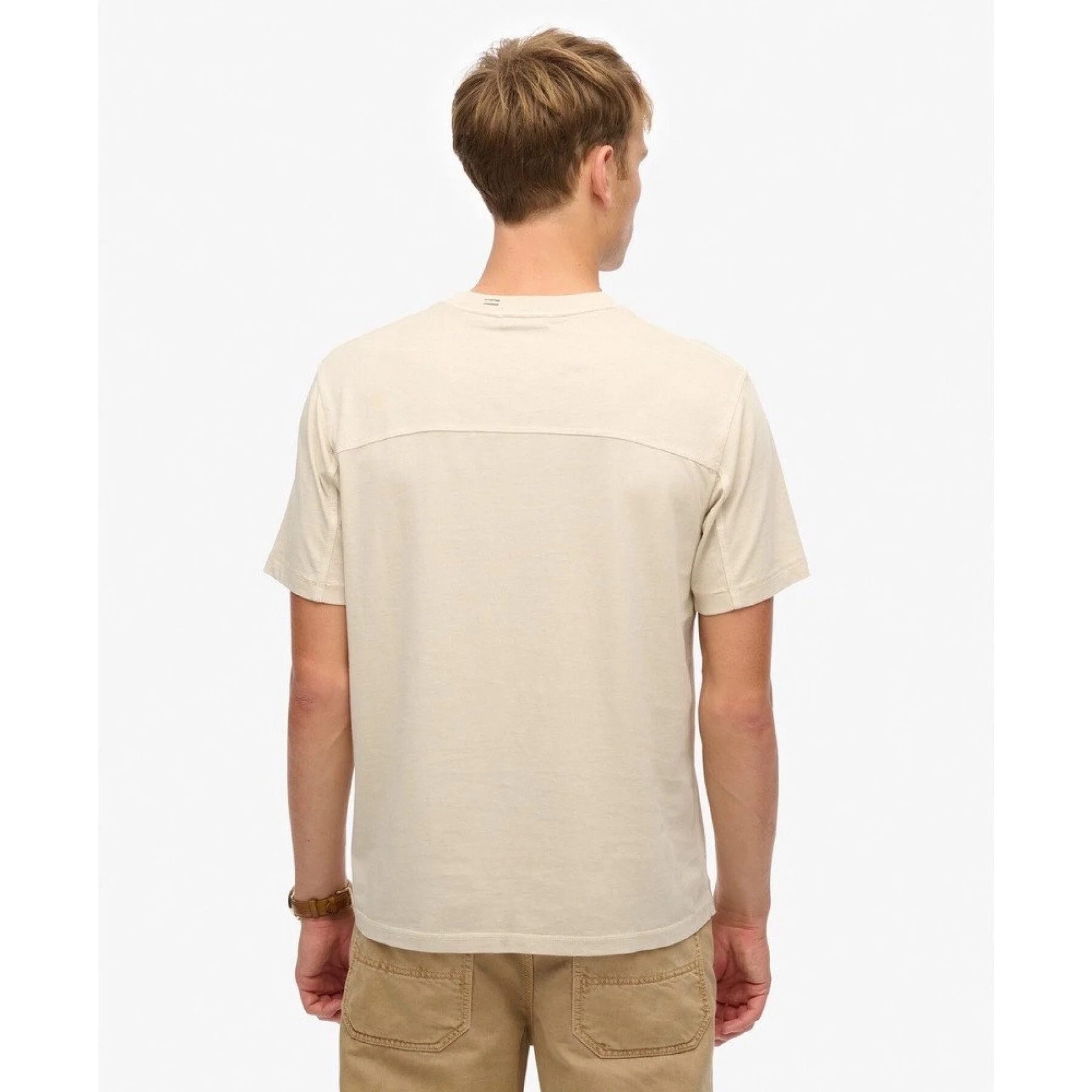 Contrast Stitch Pocket T-Shirt