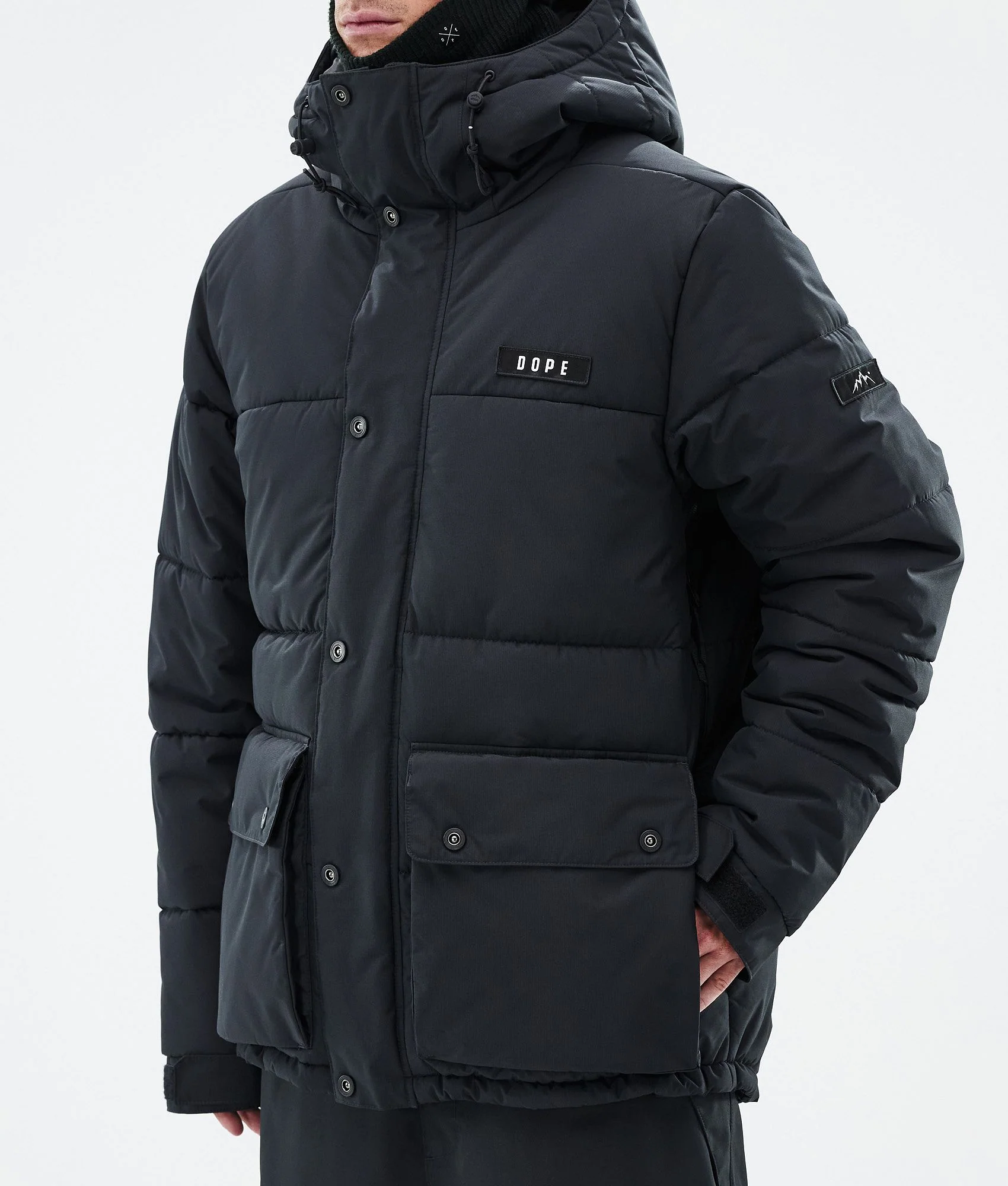 Snowboard Jacket Men Black