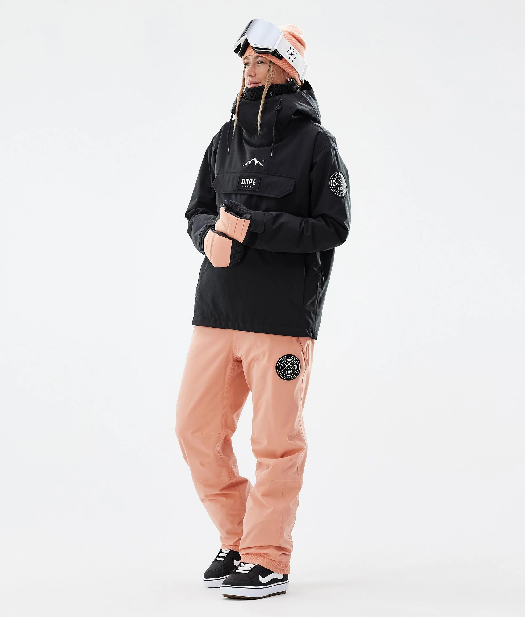 Snowboard Pants Women Faded Peach