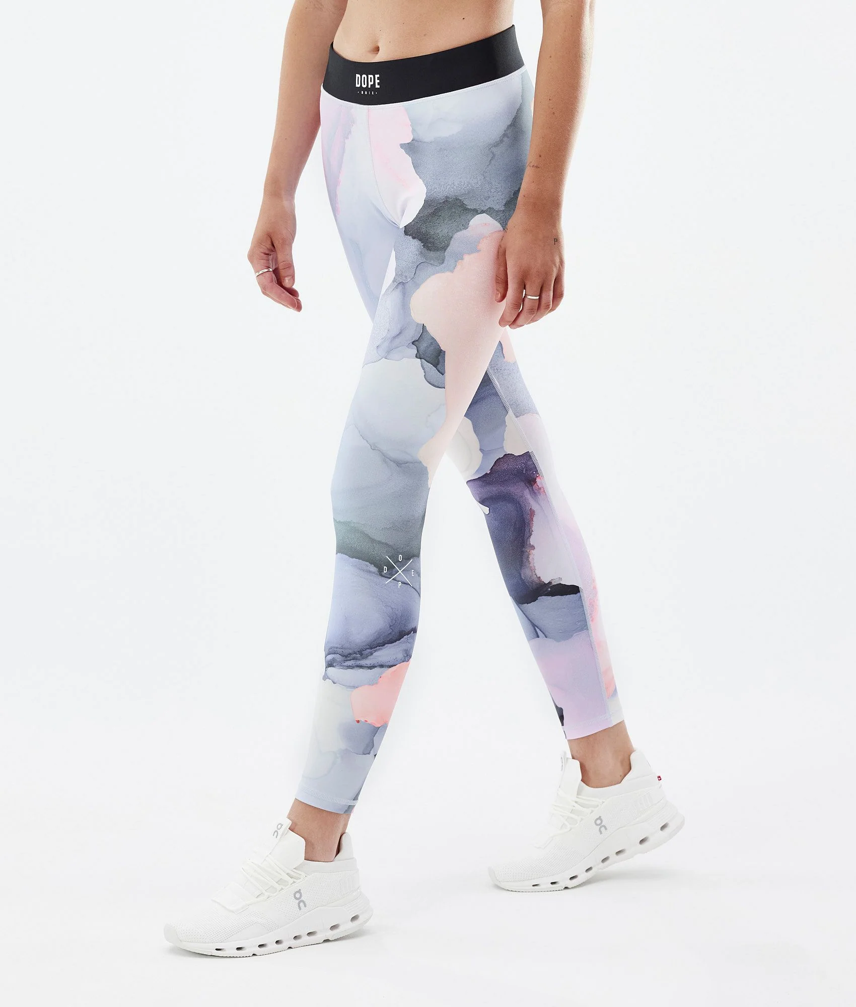 Leggings Women Blot Peach
