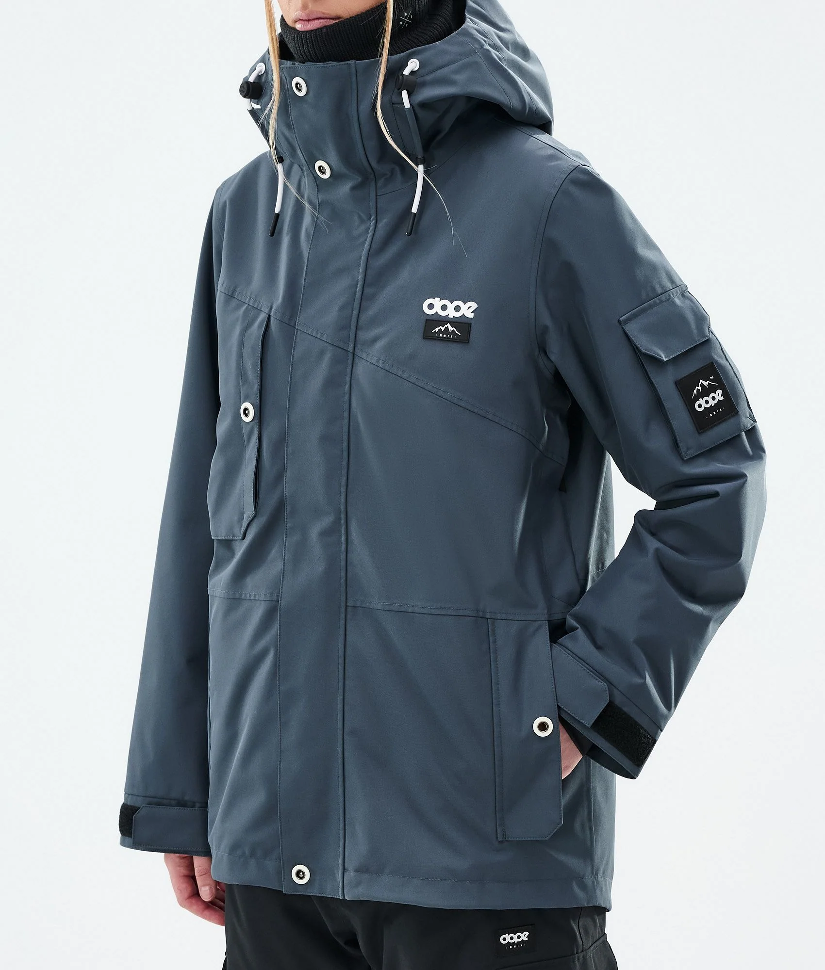 Snowboard Jacket Women Metal Blue