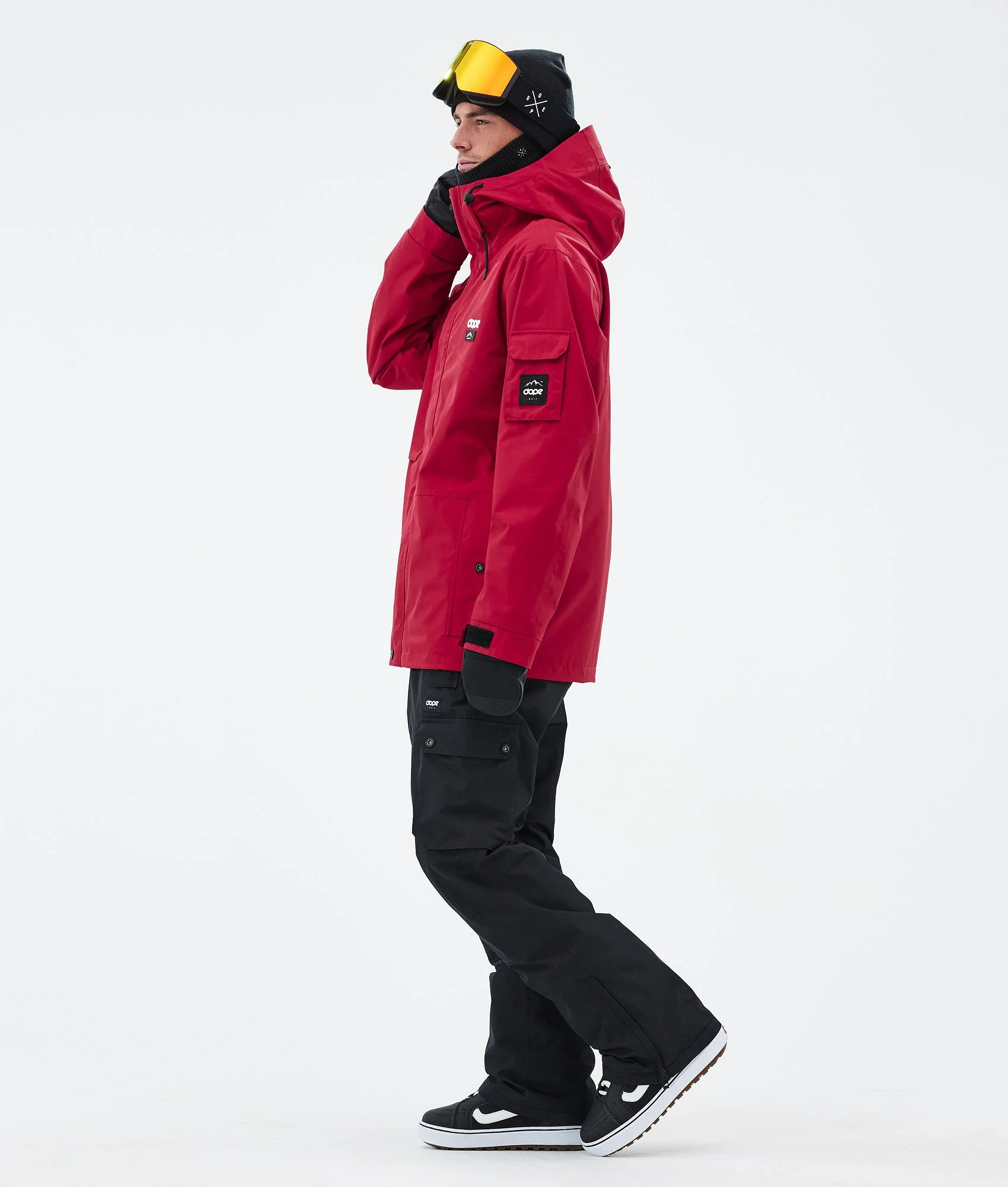 Snowboard Jacket Men Deep Red