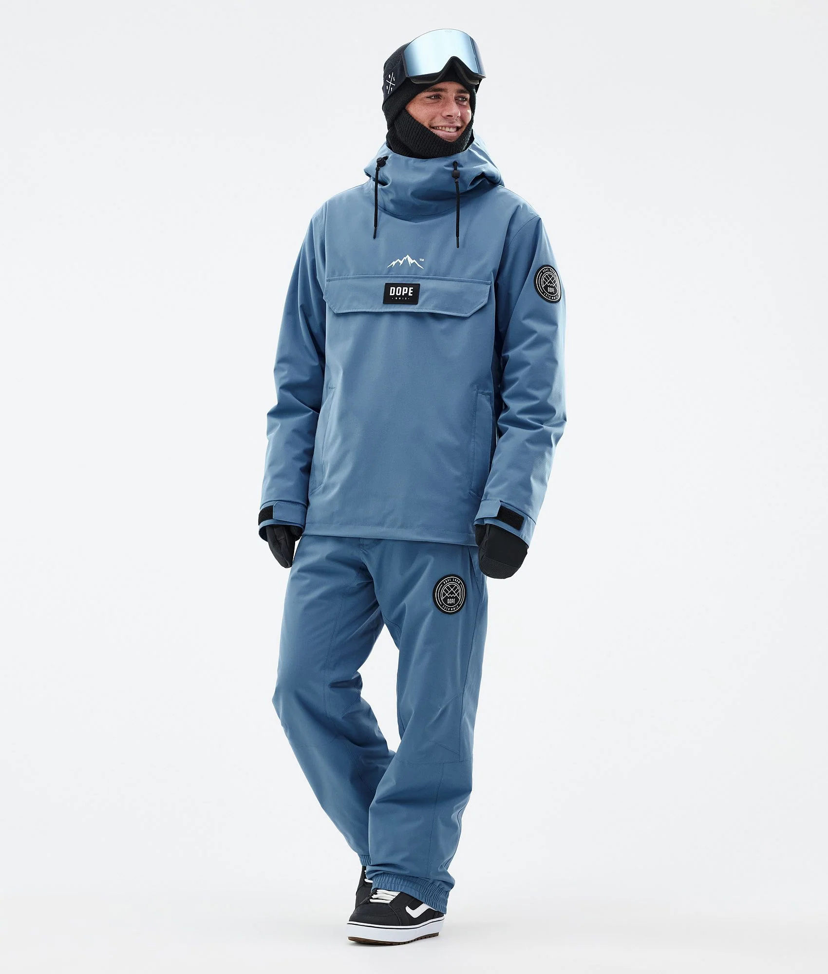 Snowboard Pants Men Blue Steel