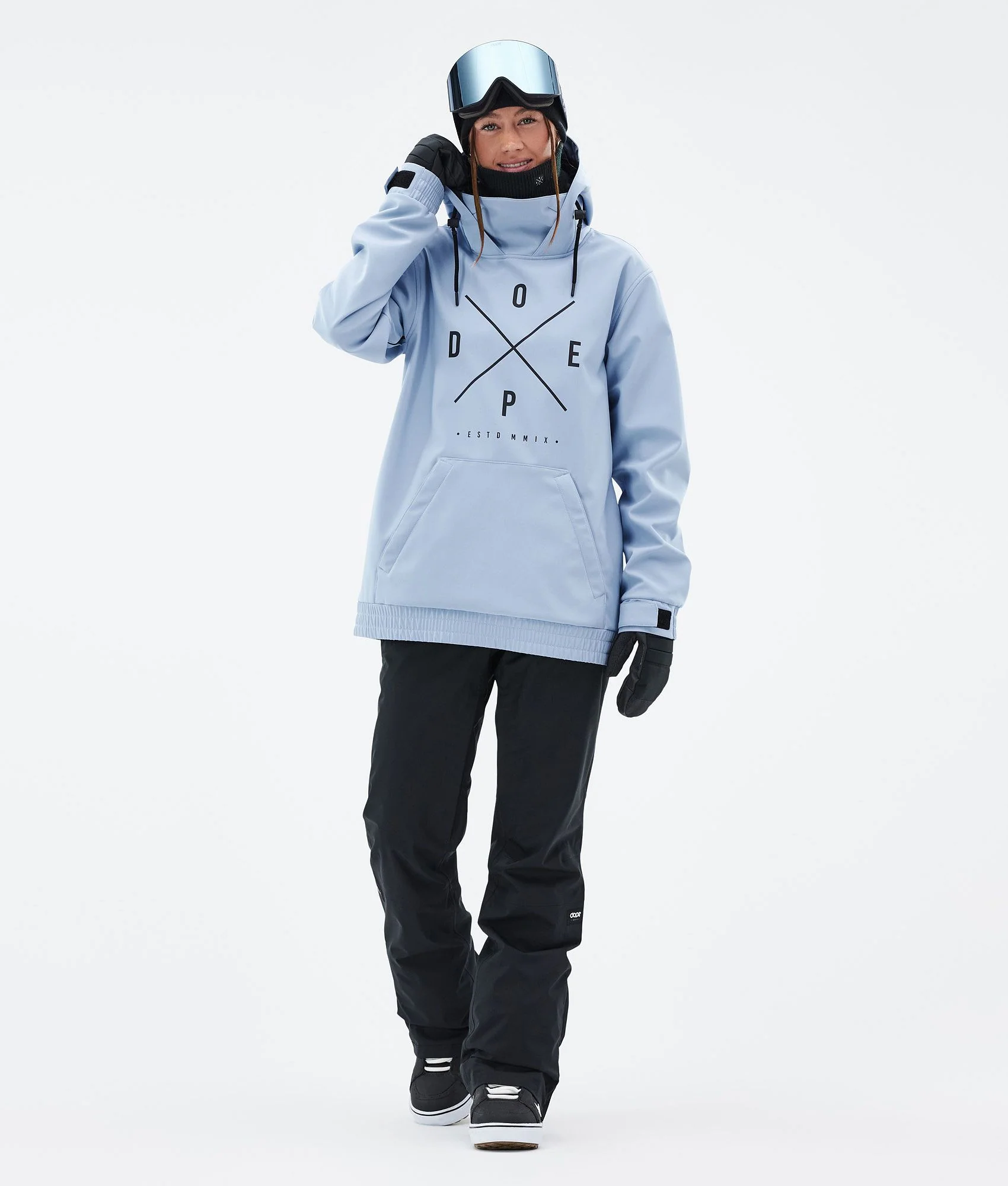 Snowboard Jacket Women 2X-Up Light Blue