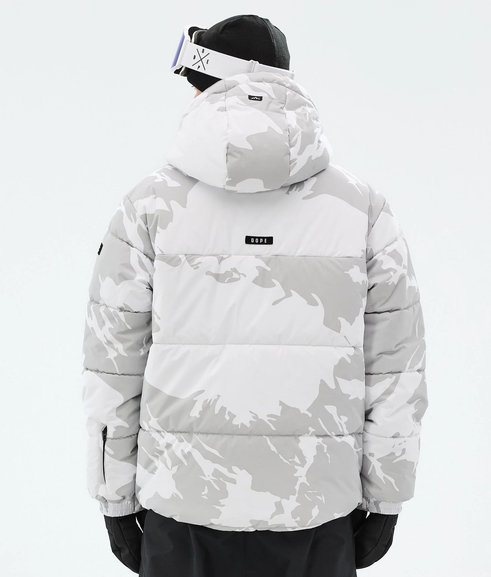 Snowboard Jacket Men Grey Camo