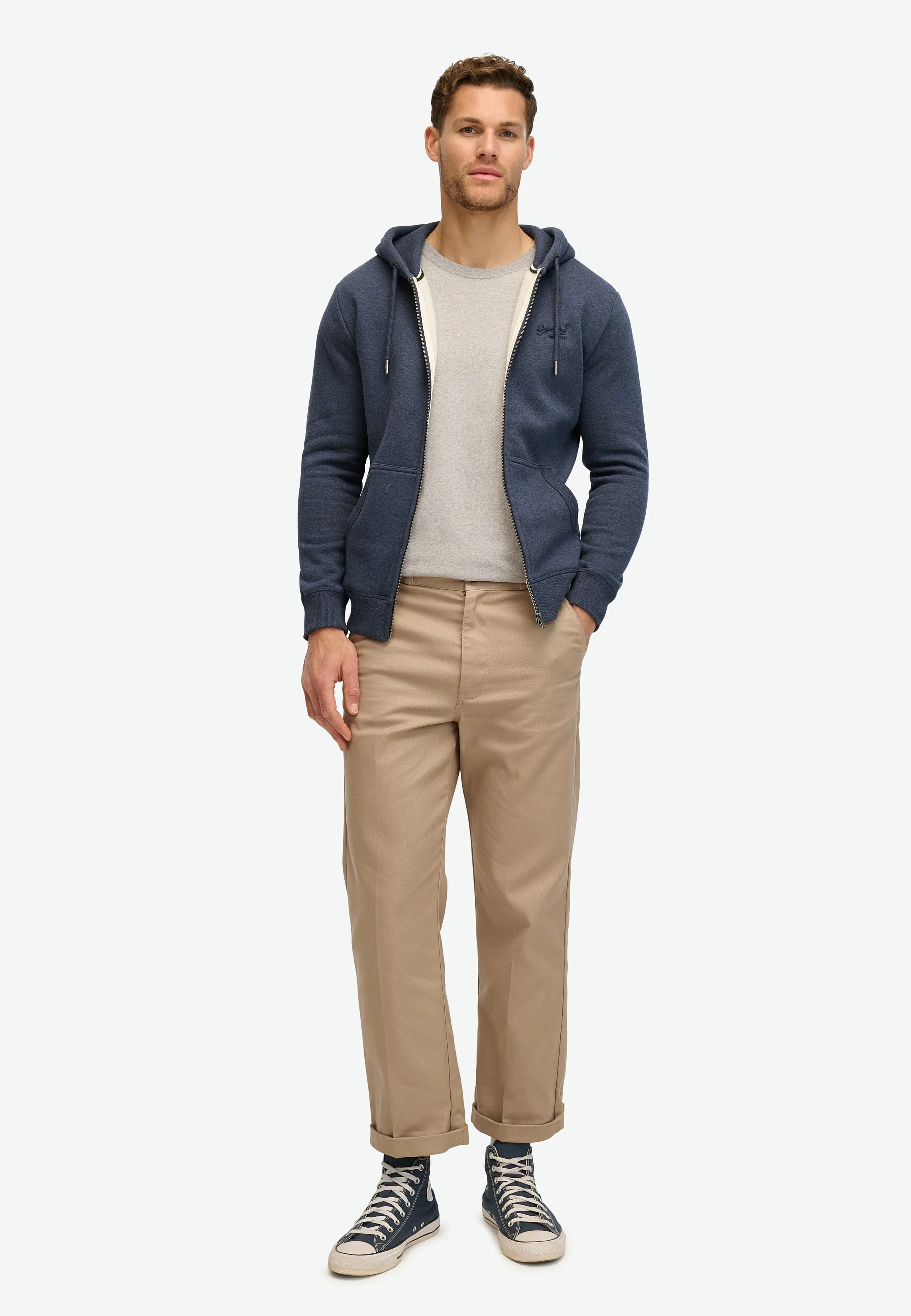 Essential Logo Zip Hoodie