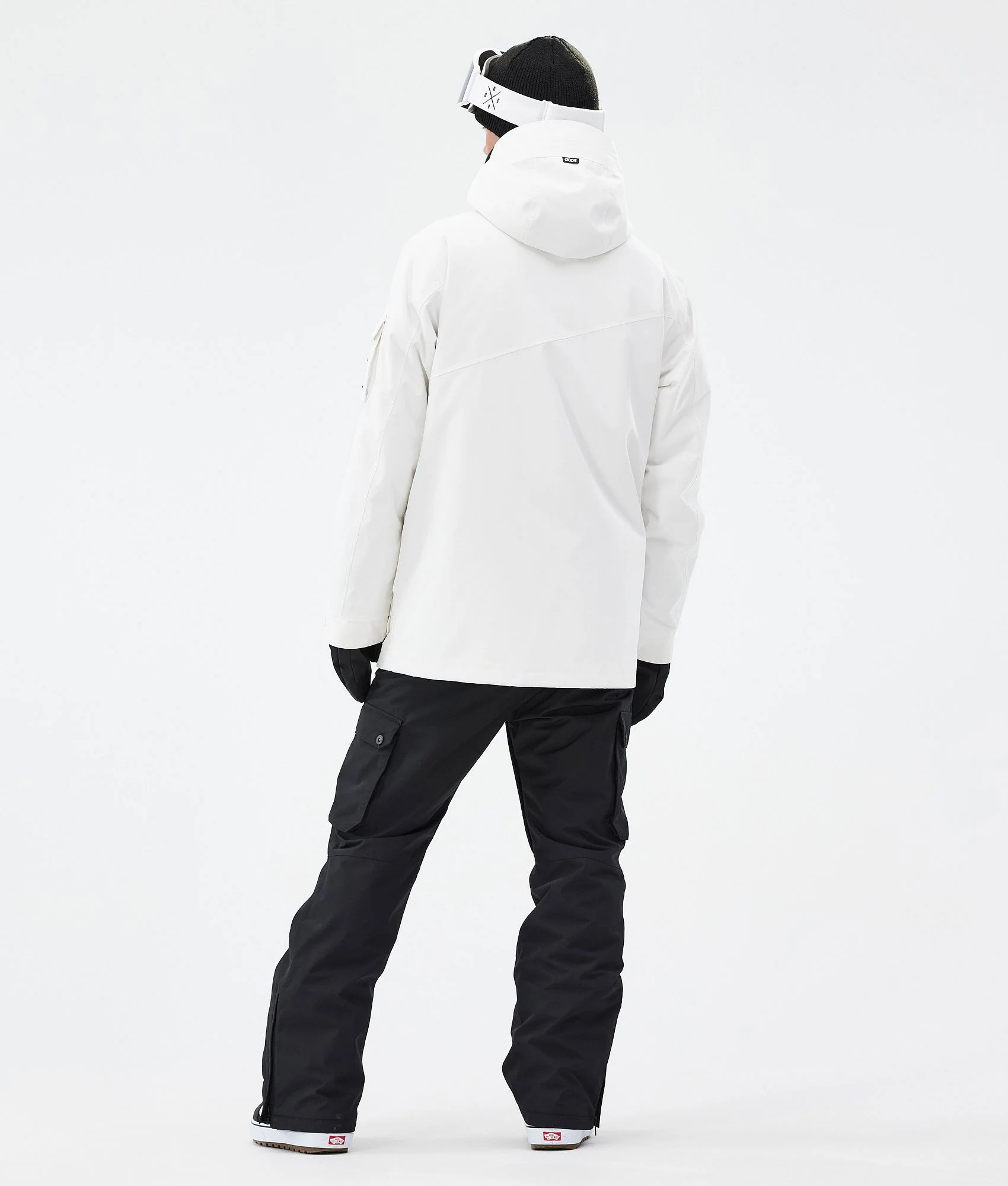 Snowboard Jacket Men Old White