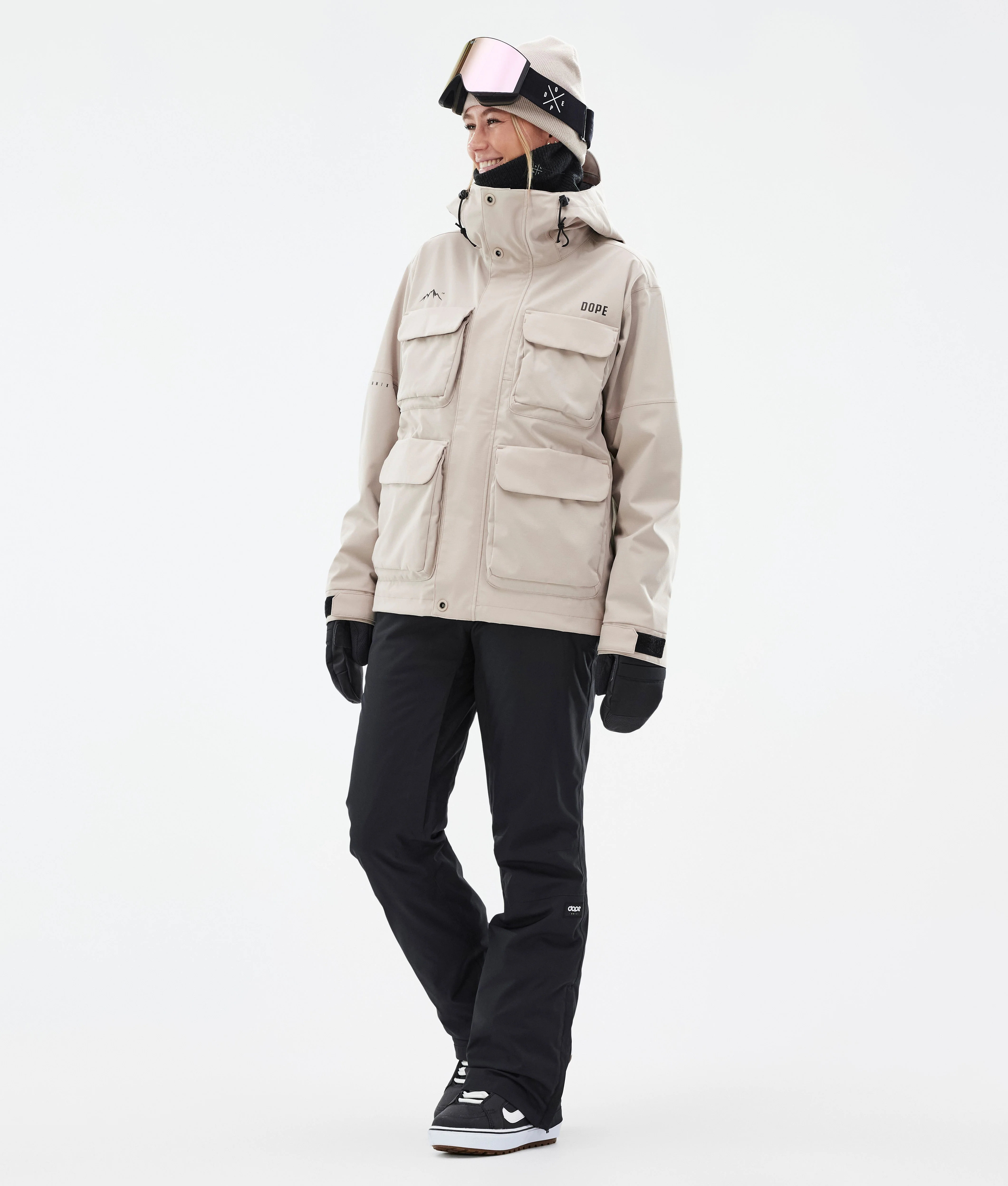 Snowboard Jacket Women Sand
