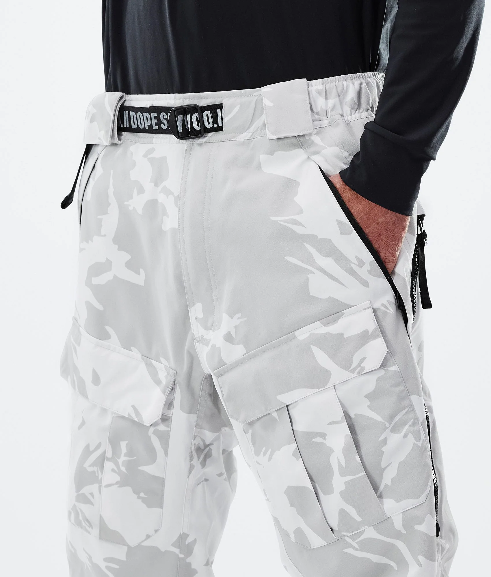 Snowboard Pants Men Grey Camo