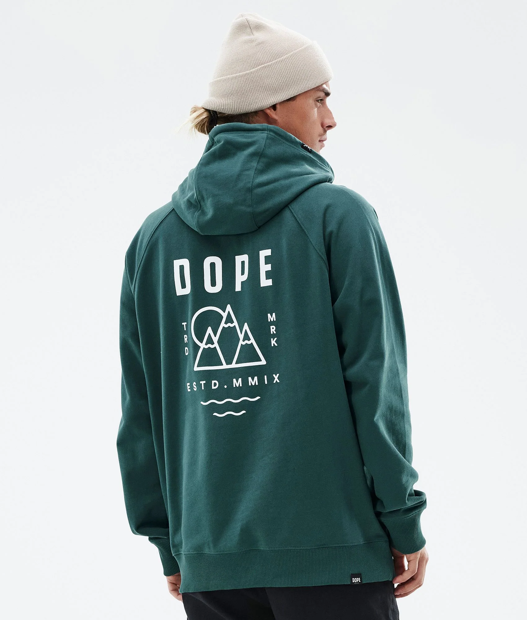 Hoodie Men Summit Bottle Green