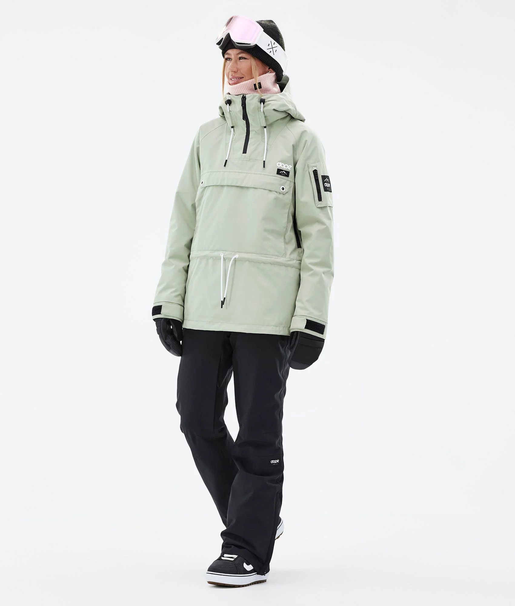 Snowboard Jacket Women Soft Green