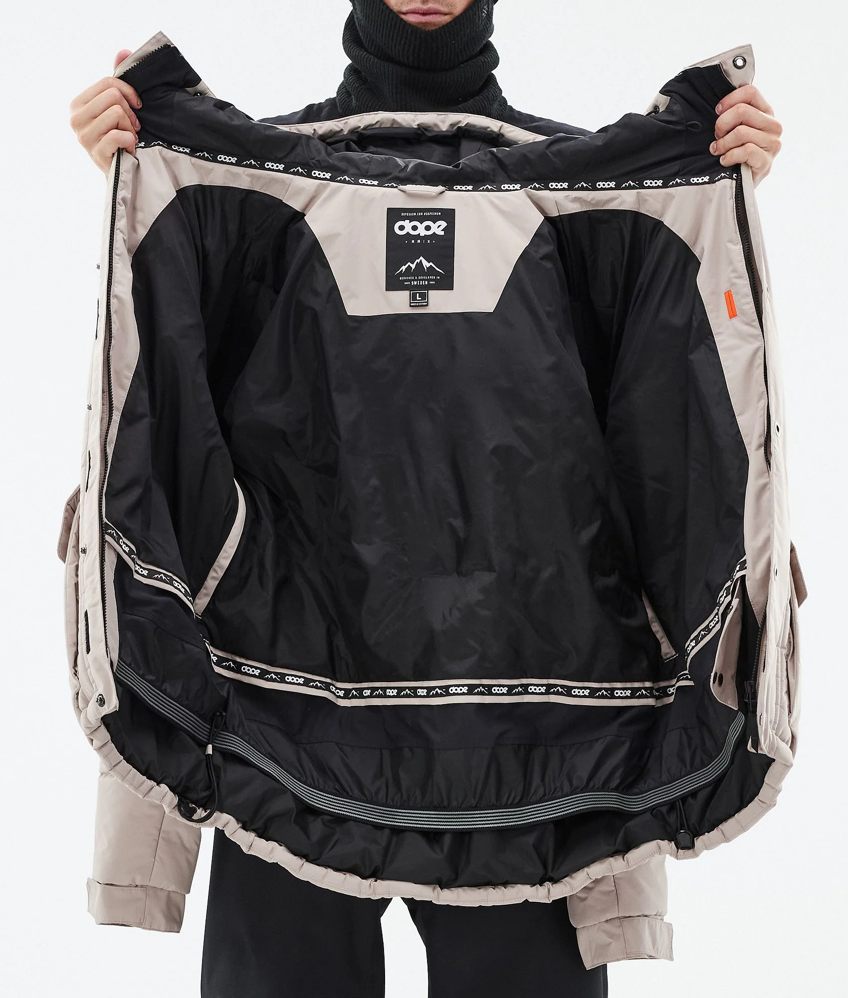 Snowboard Jacket Men Sand