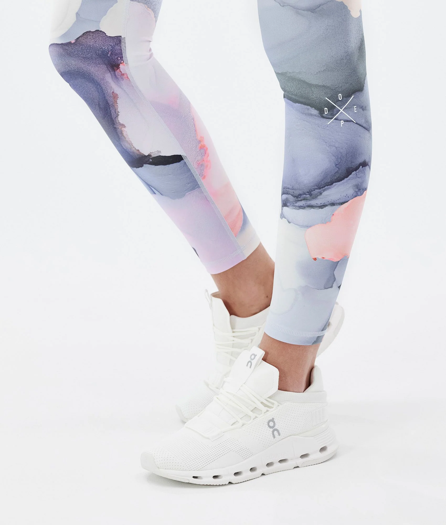 Leggings Women Blot Peach