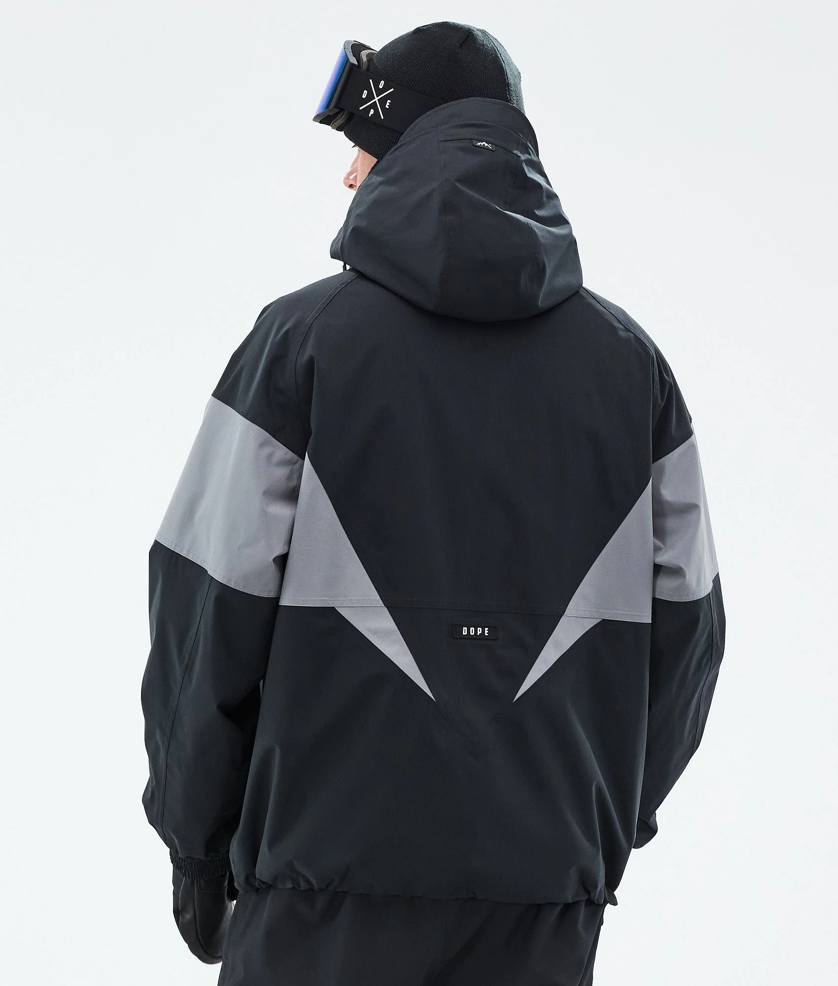 Snowboard Jacket Men Spike Black/Light Pearl