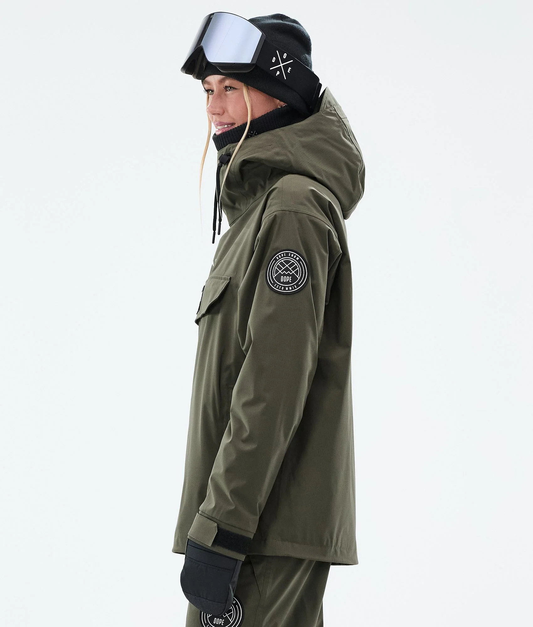 Snowboard Jacket Women Olive Green