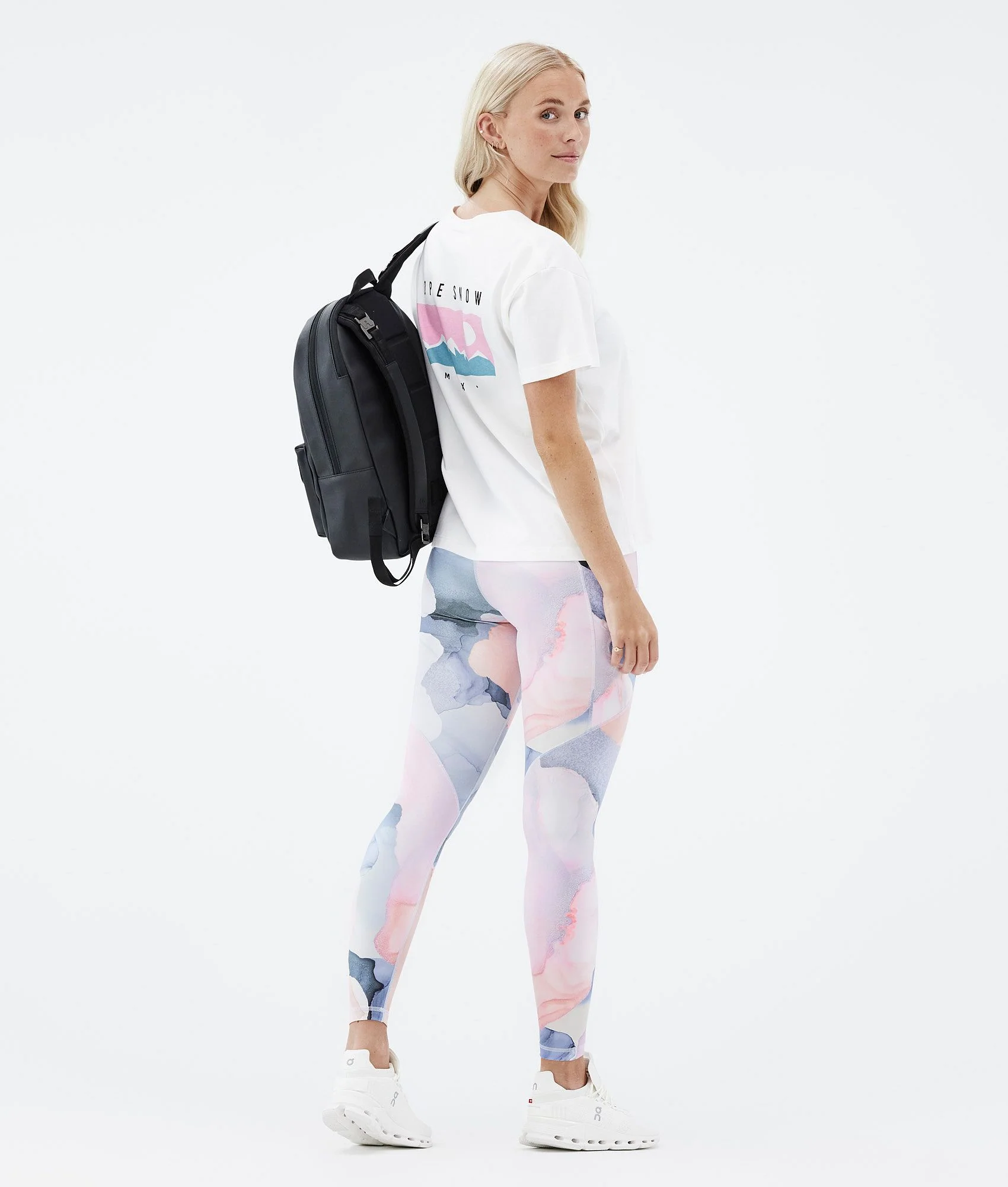 Leggings Women Blot Peach