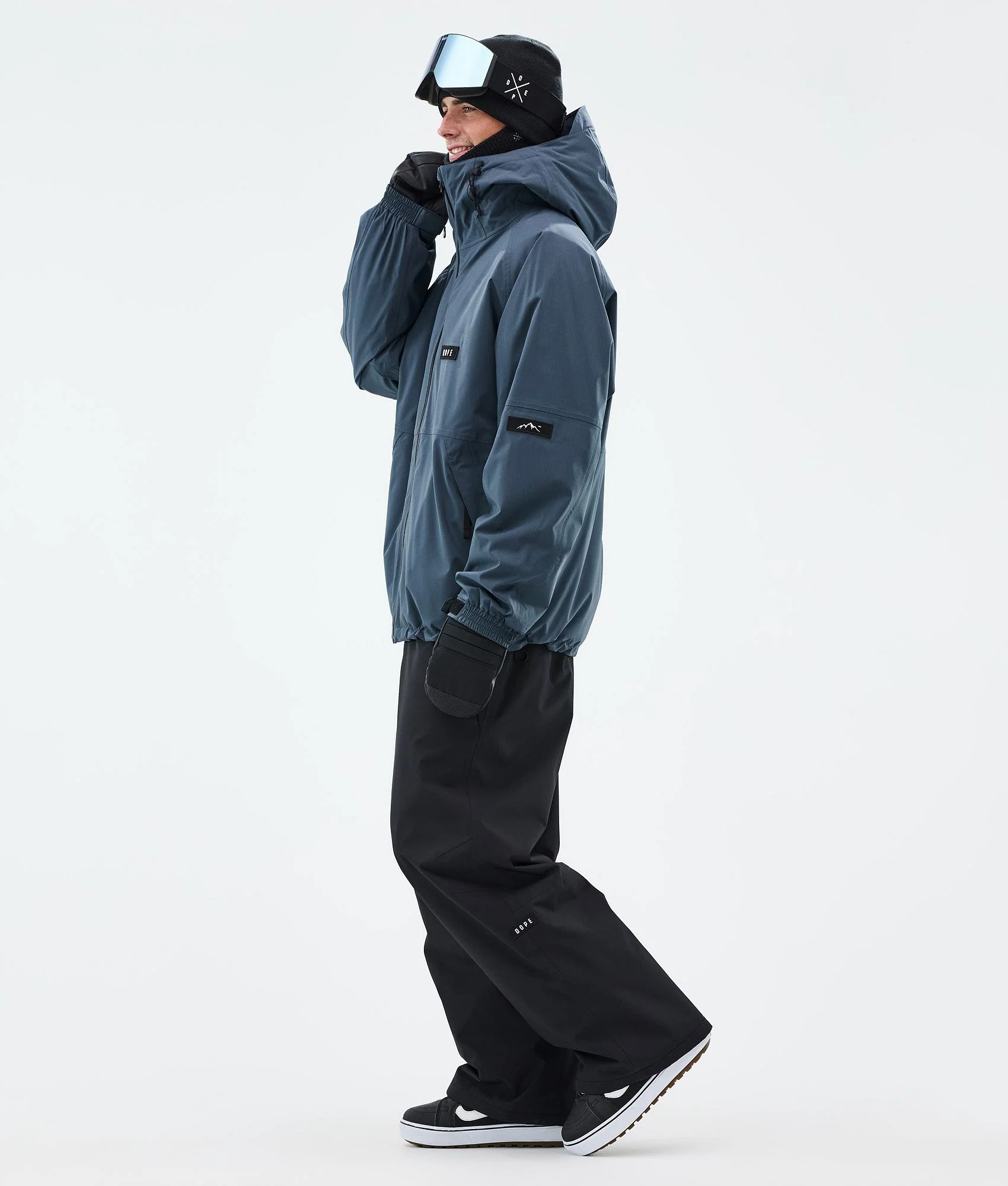 Snowboard Jacket Men Metal Blue