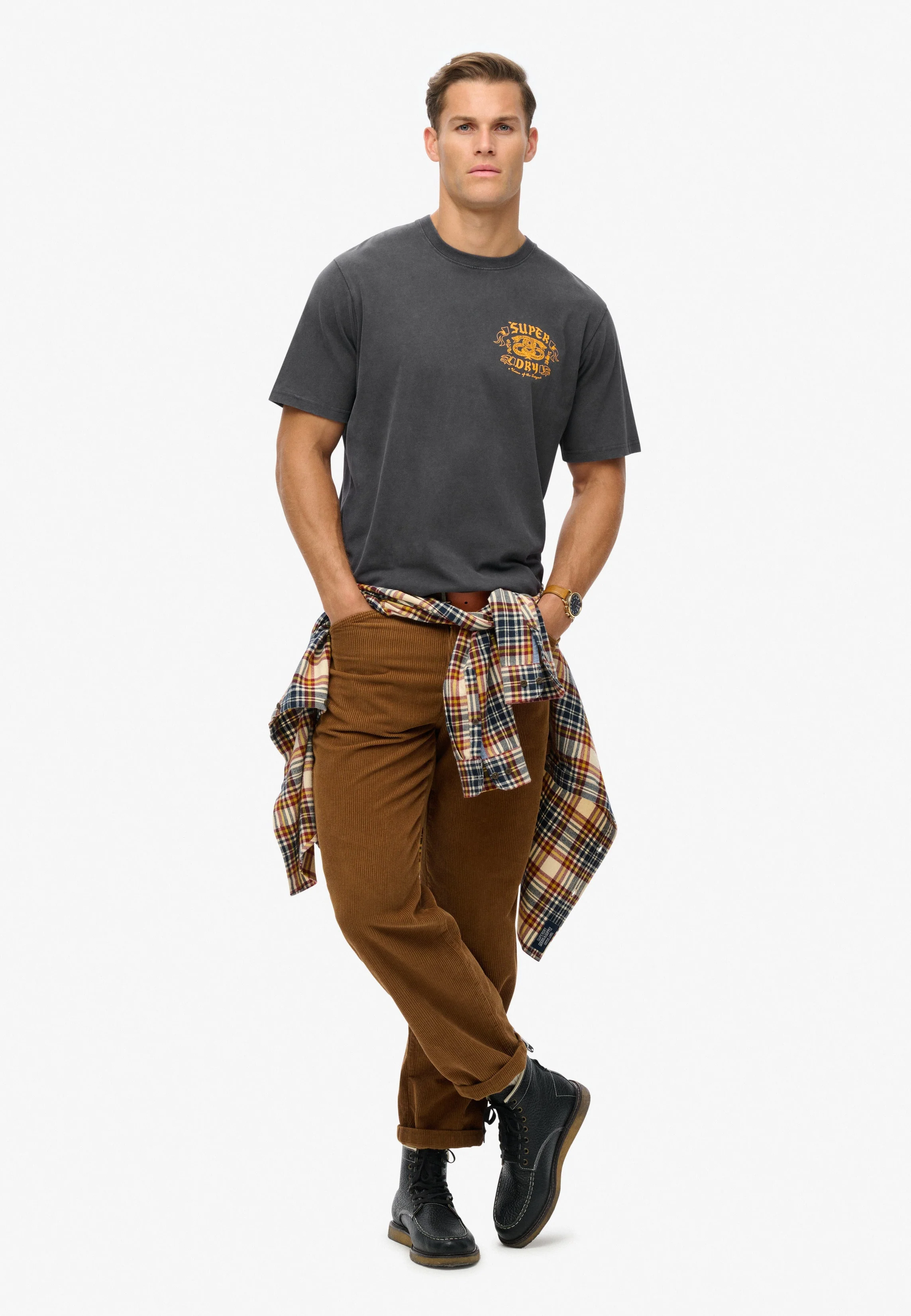 Biker Rock Graphic Loose T-Shirt