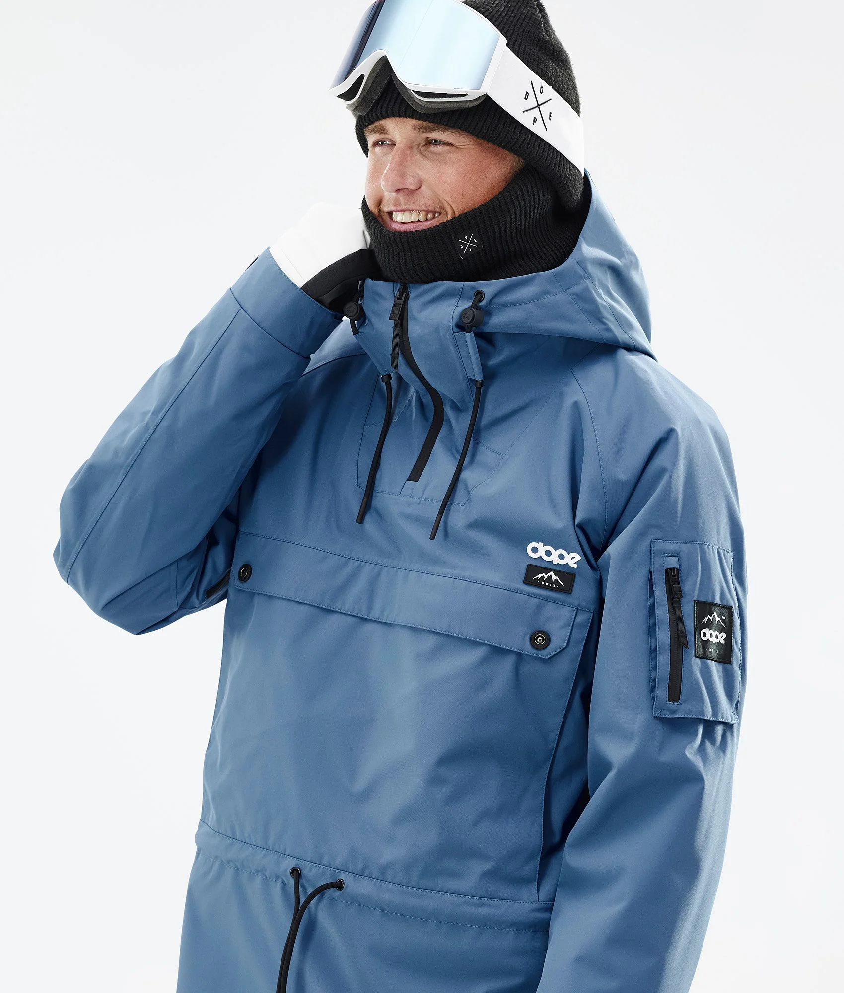 Snowboard Jacket Men Blue Steel