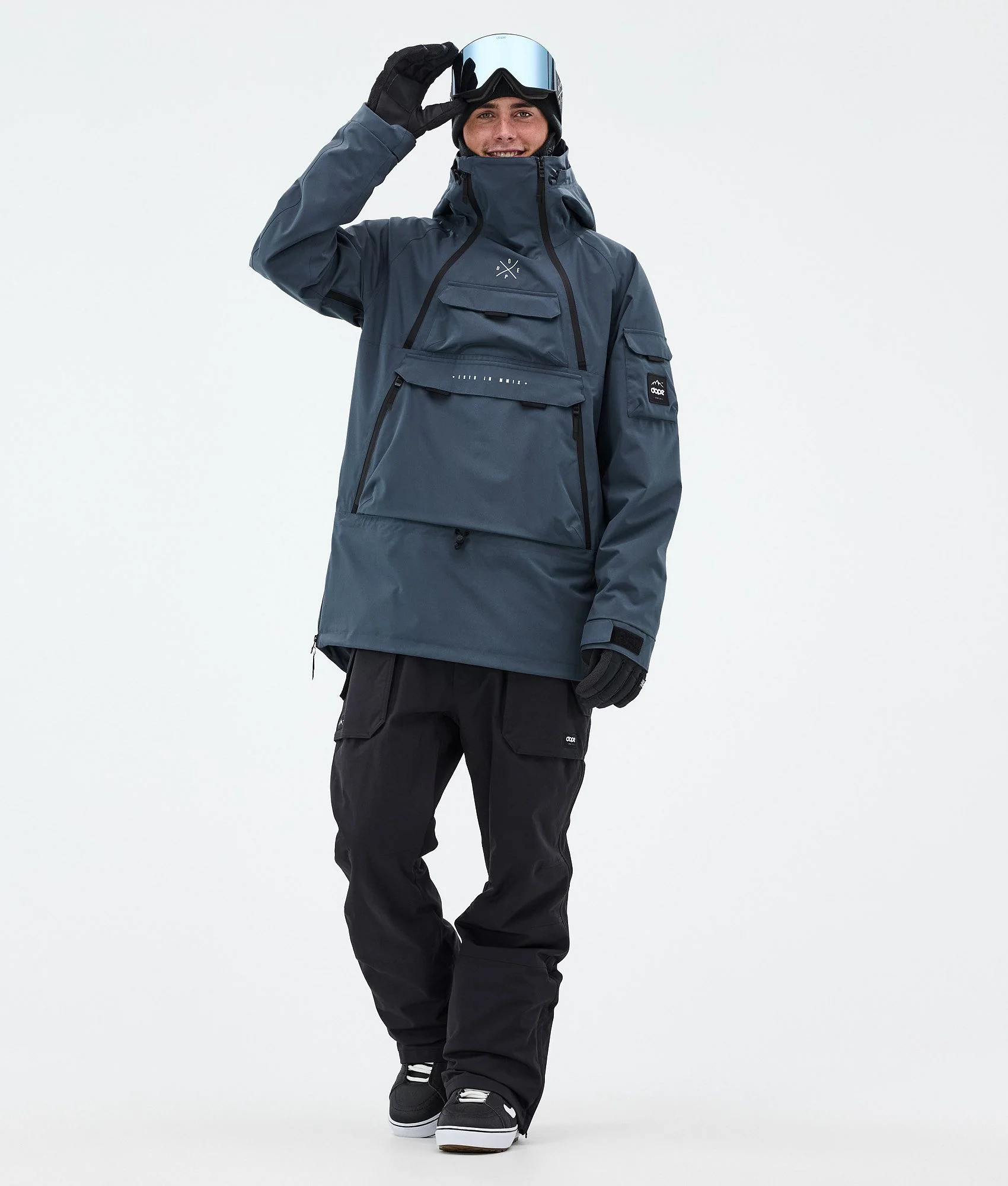 Snowboard Jacket Men Metal Blue