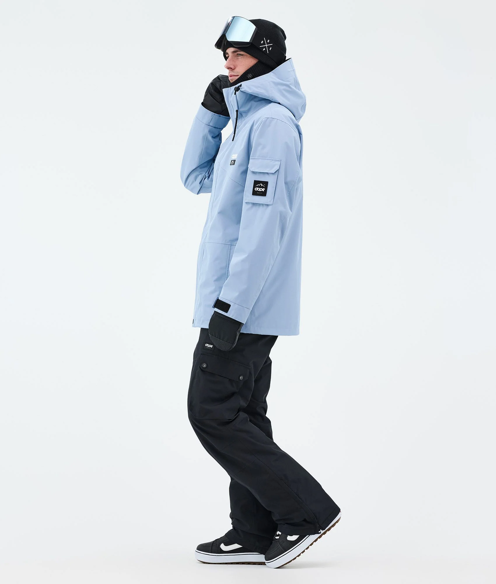Snowboard Jacket Men Light Blue