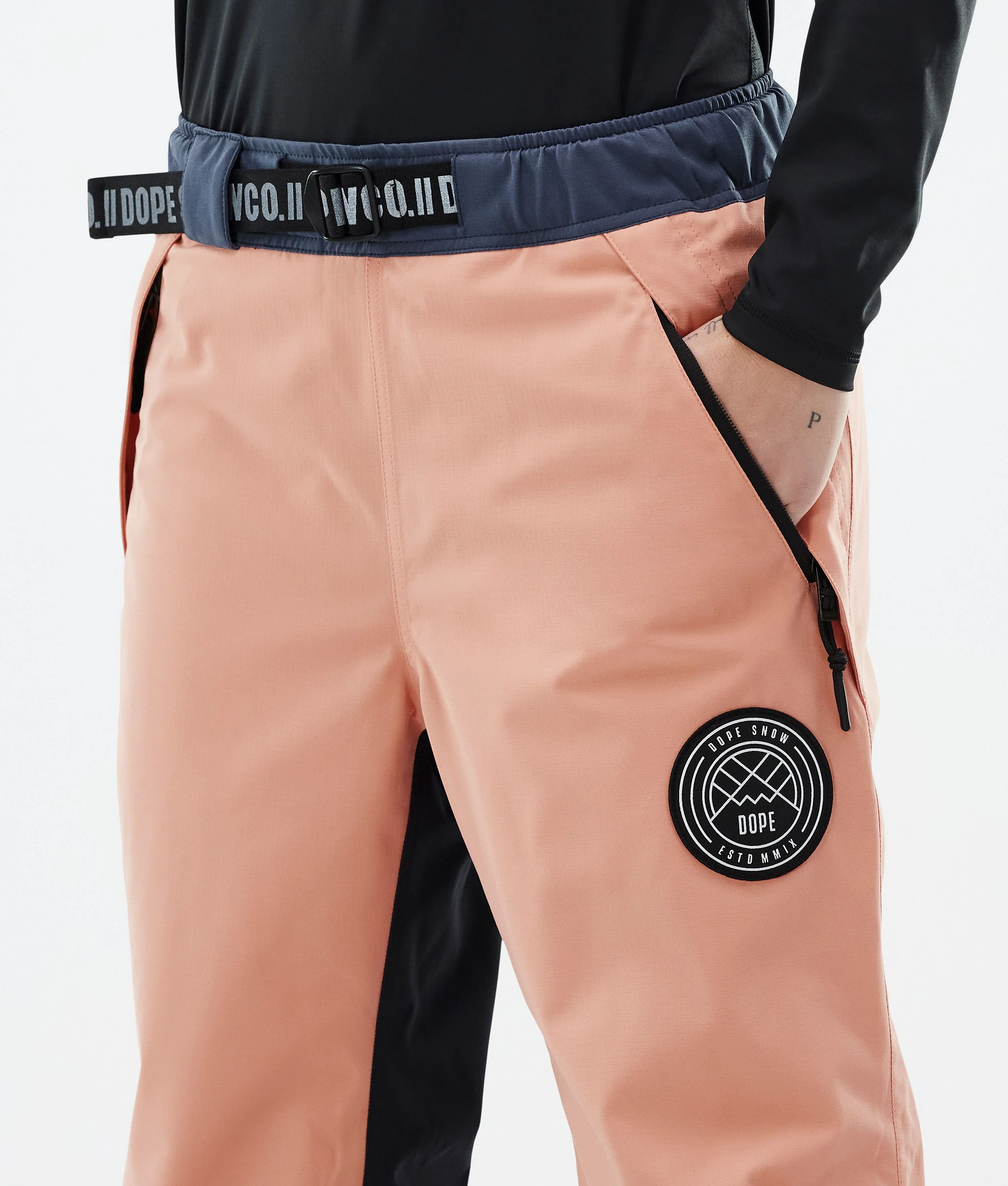 Snowboard Pants Women Faded Peach/Blue Steel/Black/Metal Blue