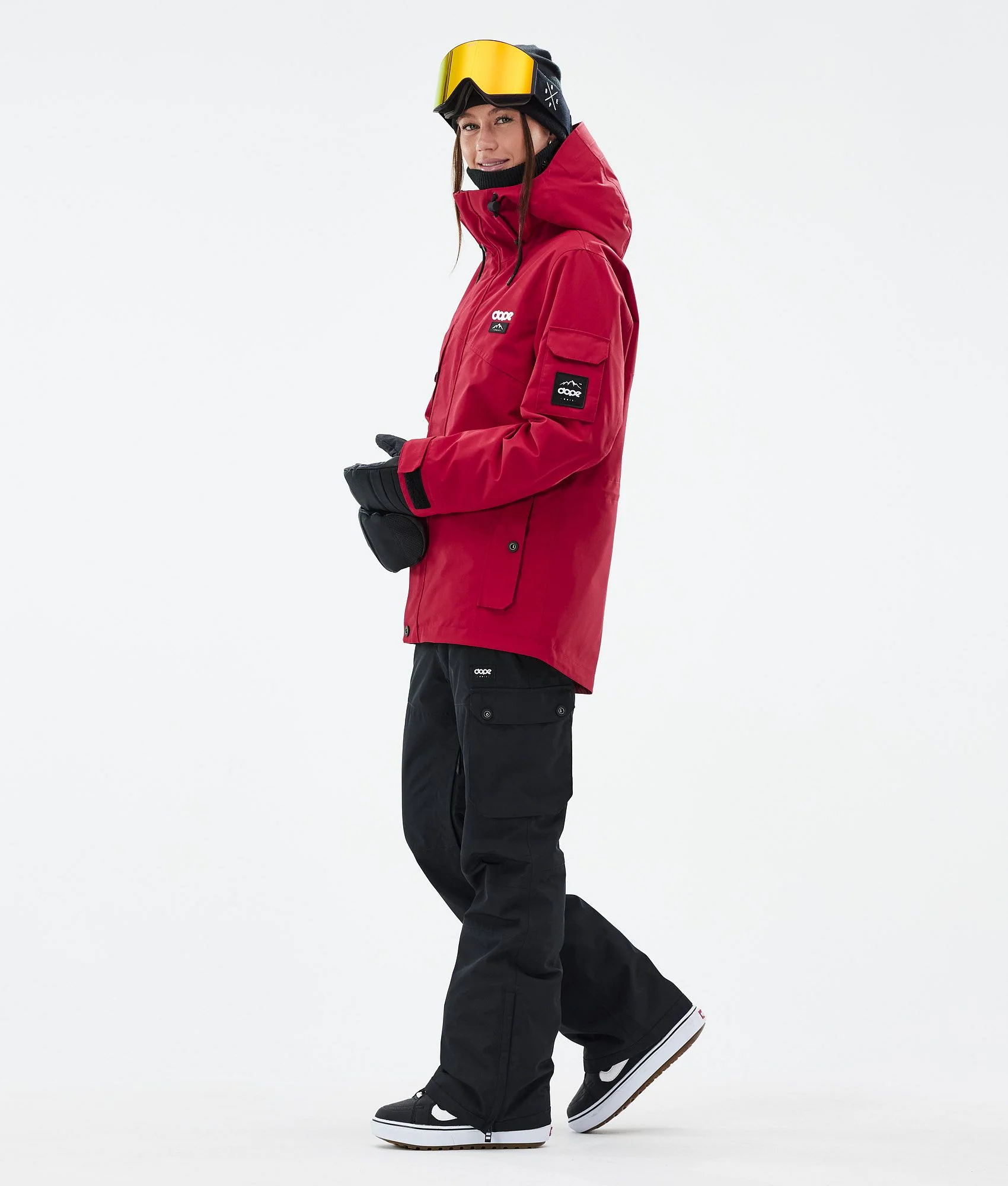 Snowboard Jacket Women Deep Red