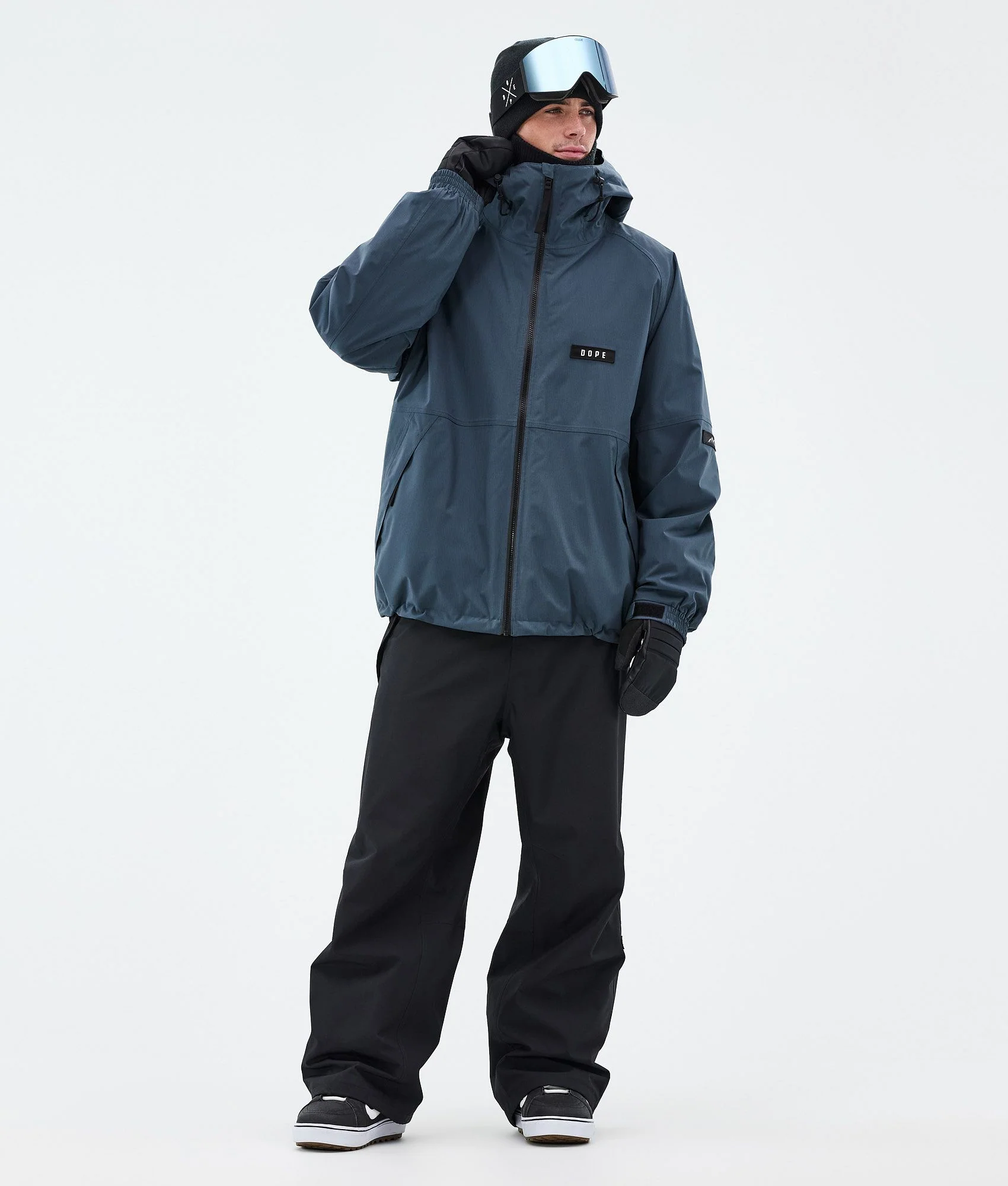 Snowboard Jacket Men Metal Blue