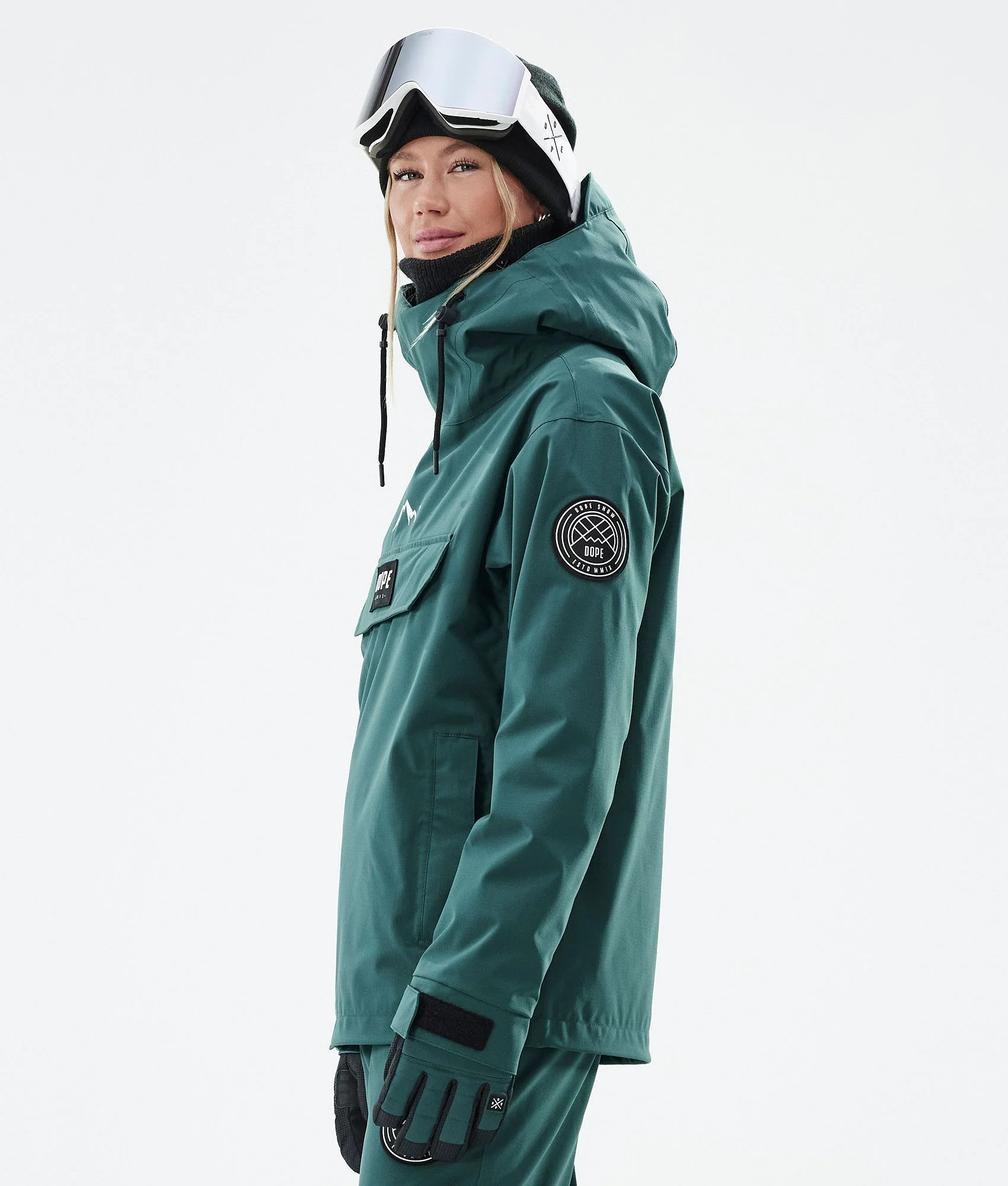 Snowboard Jacket Women Bottle Green