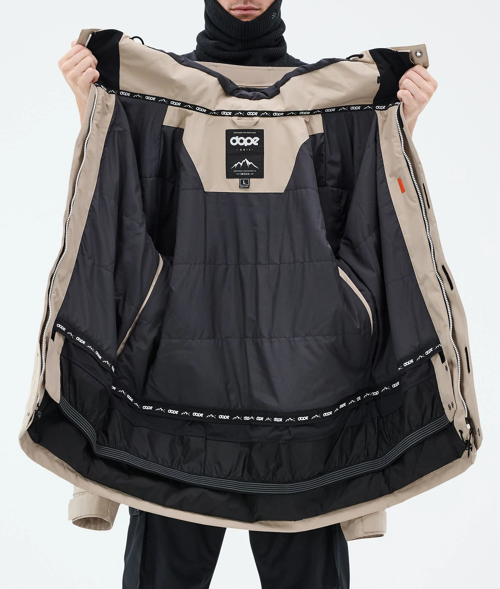 Snowboard Jacket Men Sand