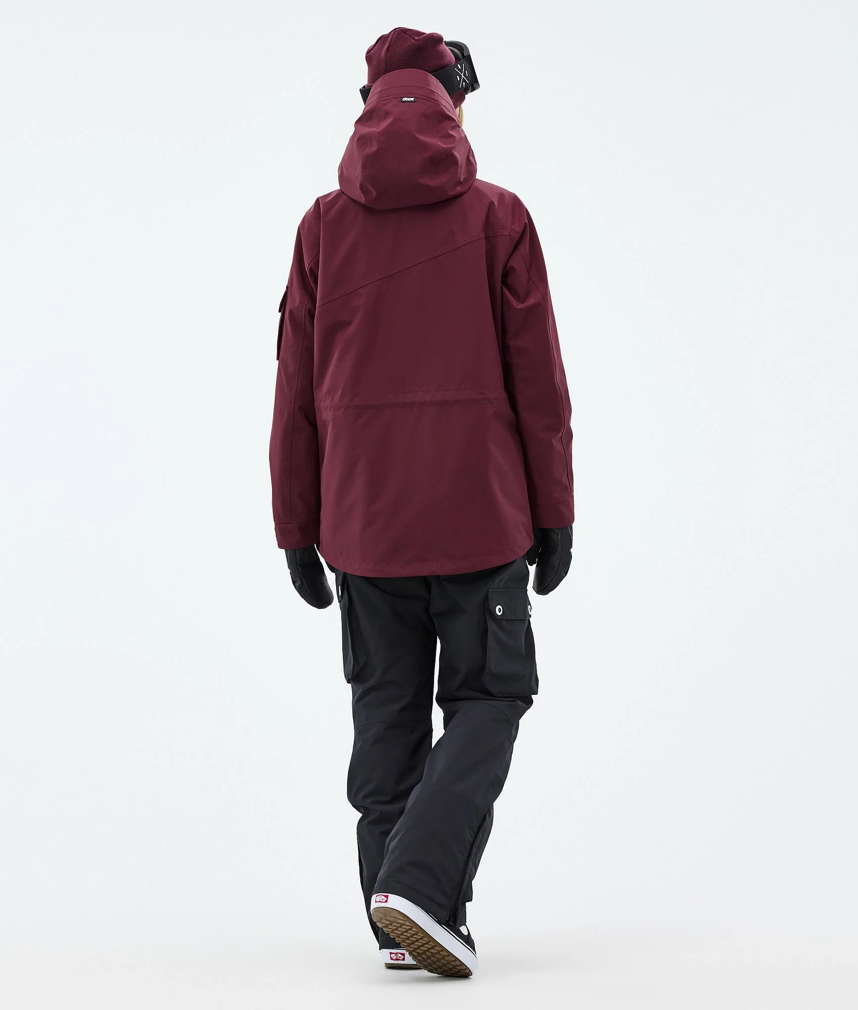 Snowboard Jacket Women Burgundy