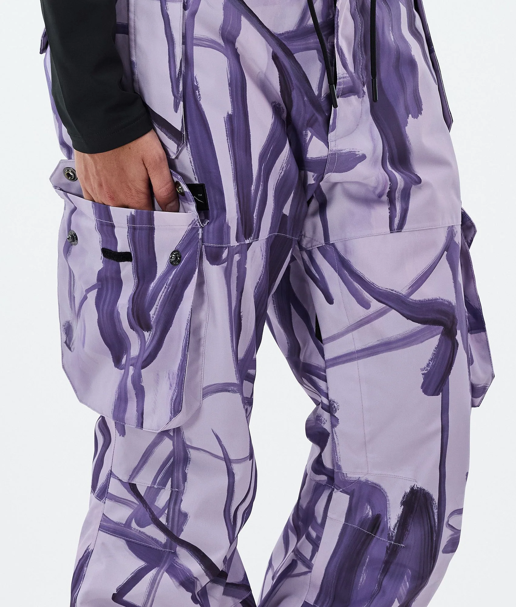 Snowboard Pants Women Scribble Purple
