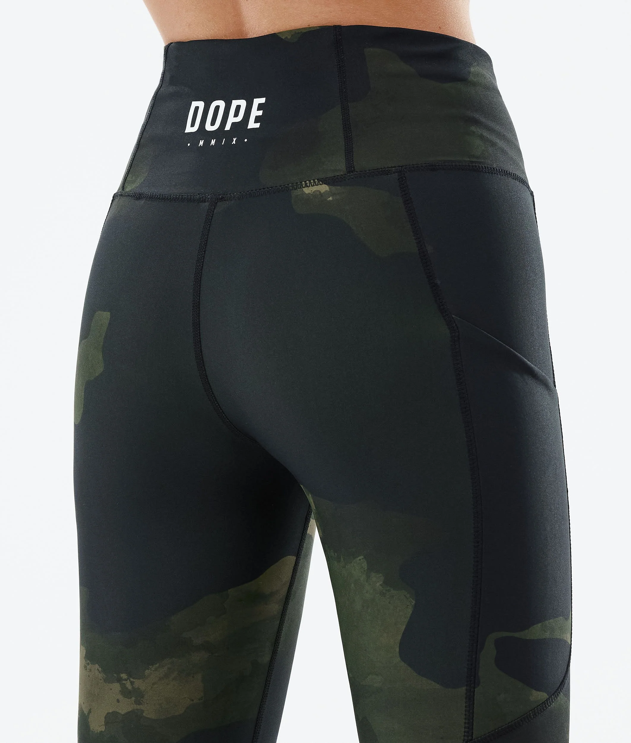 Leggings Women Green Camo