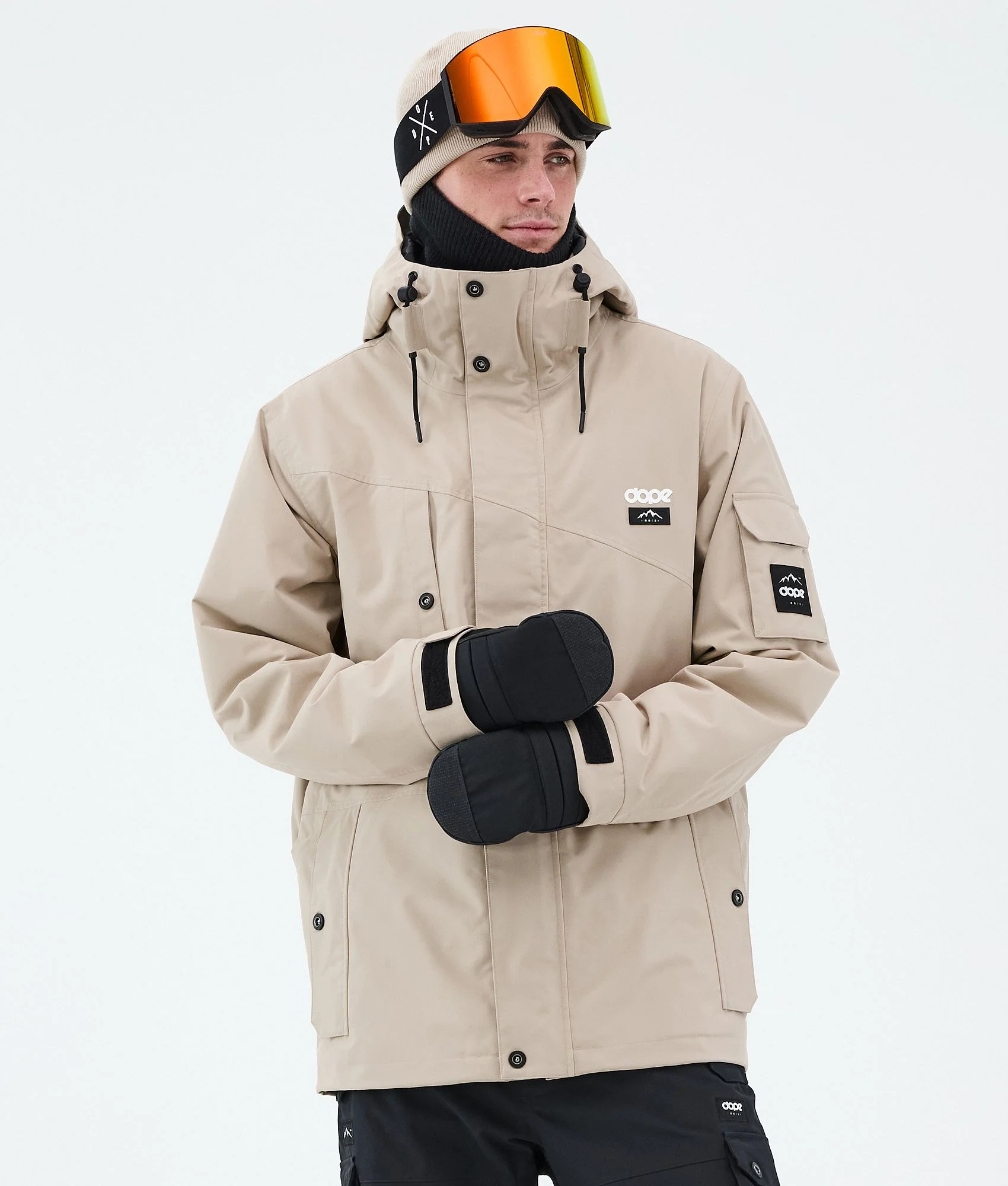 Snowboard Jacket Men Sand