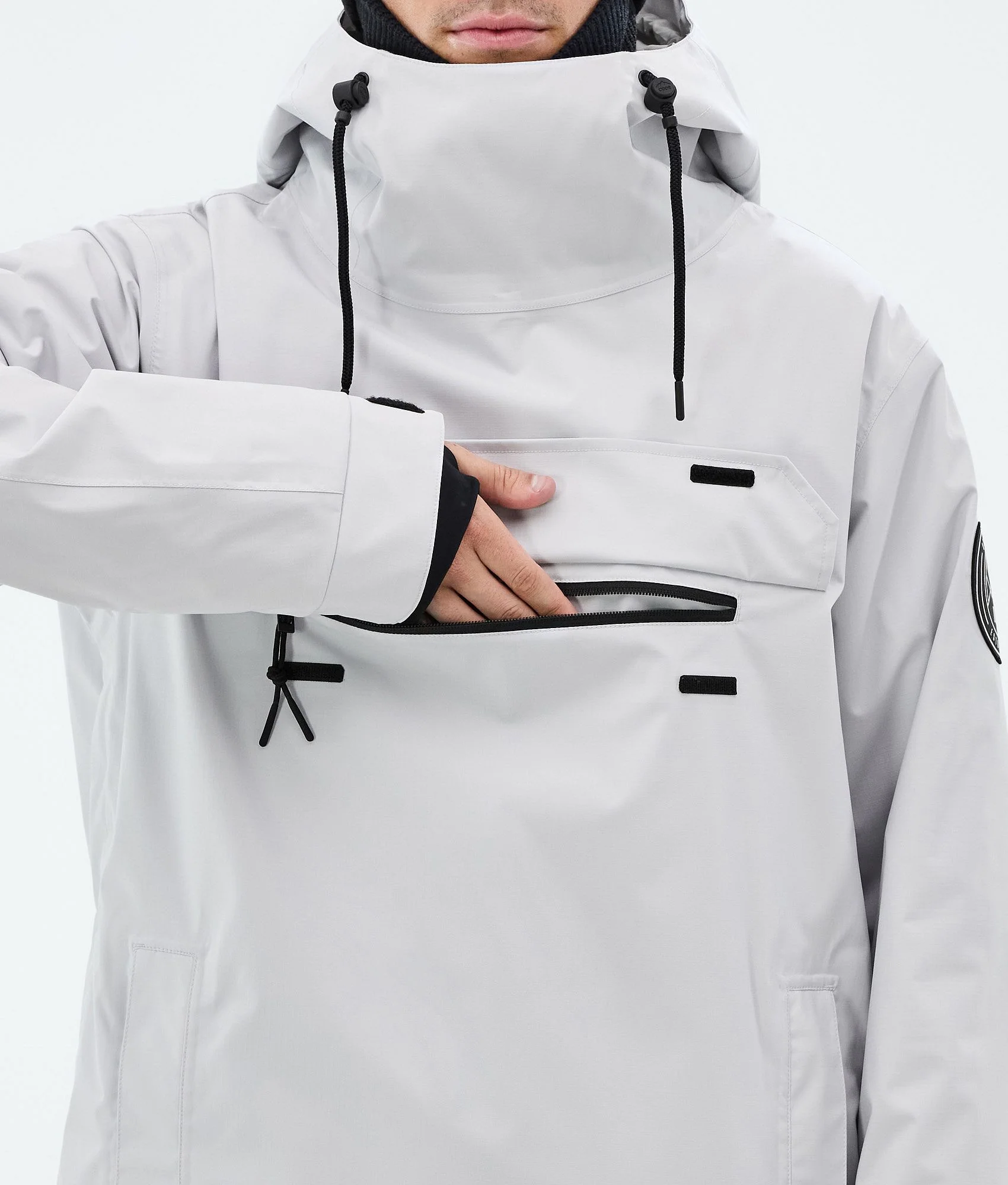 Snowboard Jacket Men Light Grey