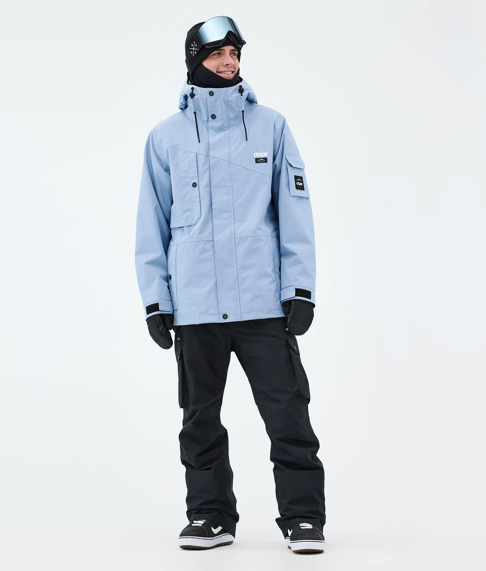 Snowboard Jacket Men Light Blue