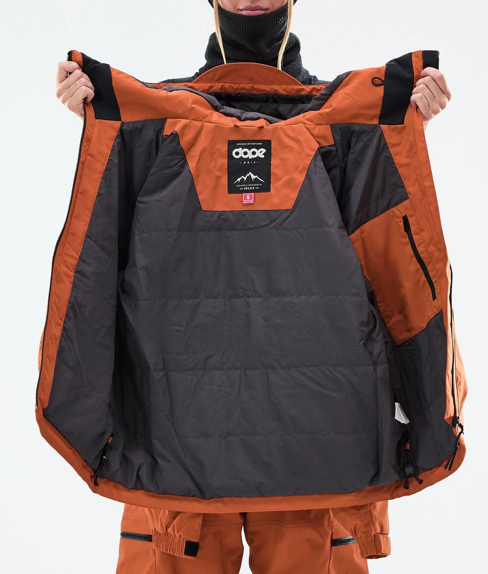 Snowboard Jacket Women Burned Orange