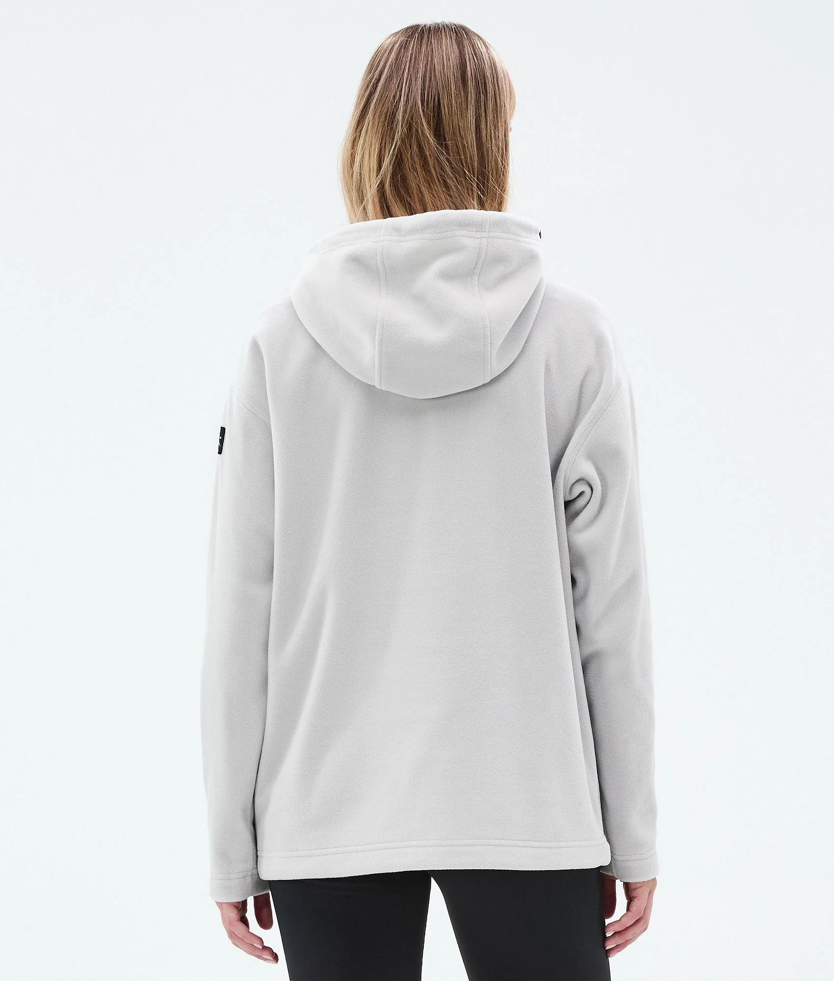 Fleece Hoodie Women Light Grey