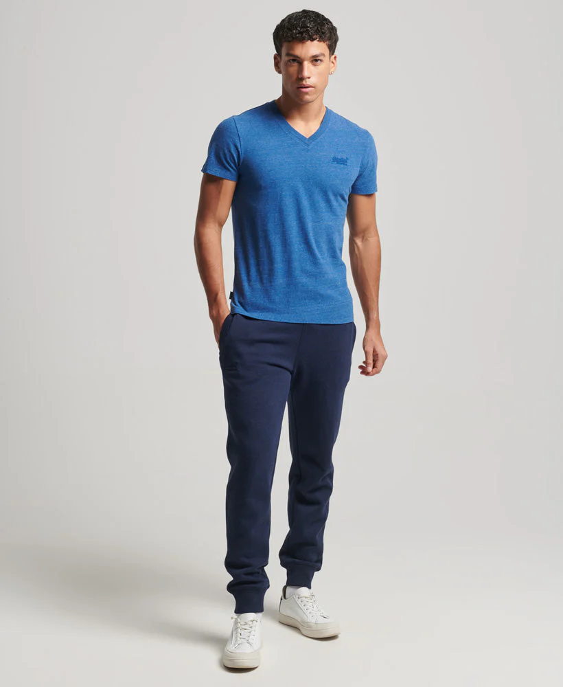 Organic Cotton Vintage Logo Embroidered Joggers