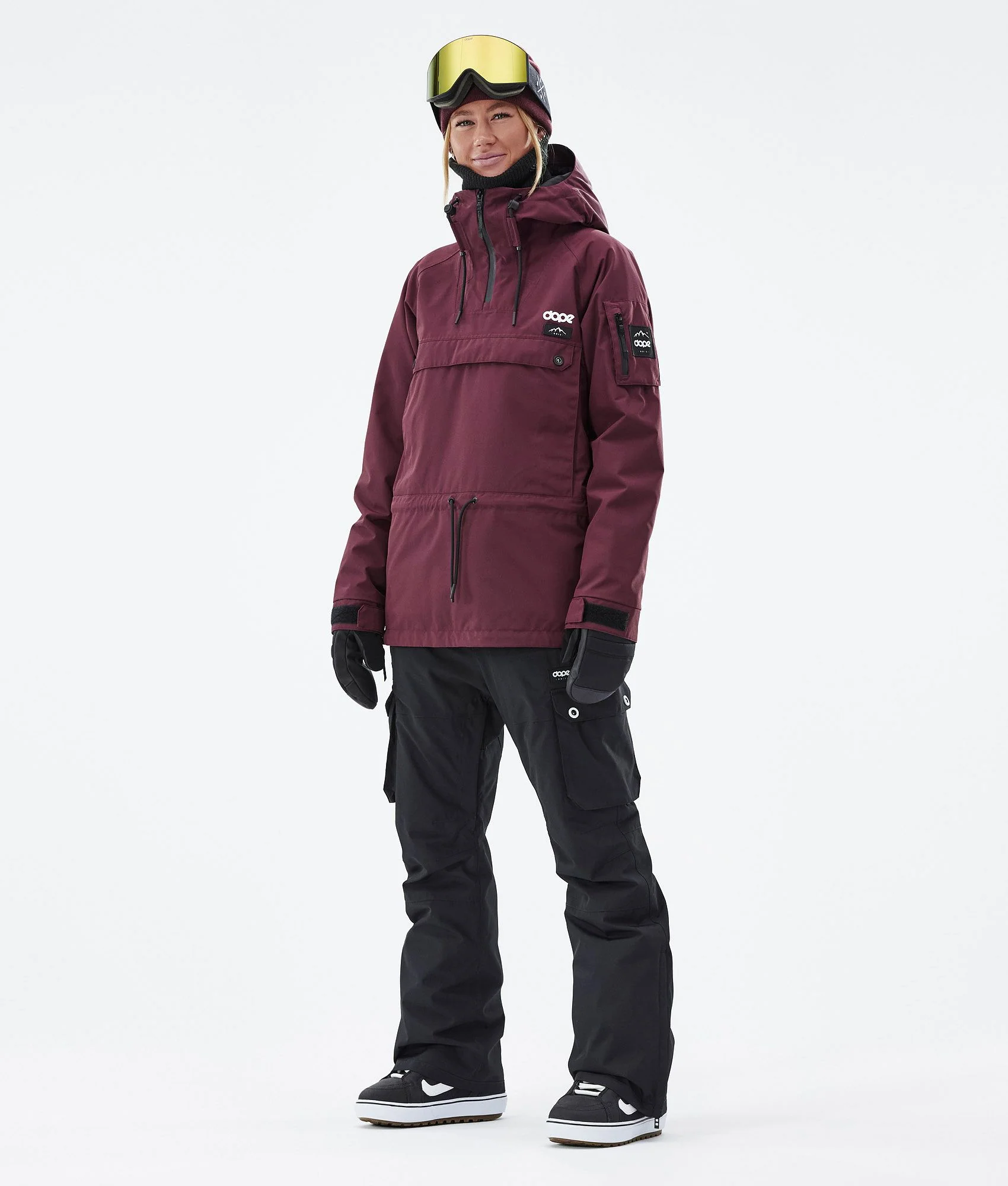 Snowboard Jacket Women Don Burgundy