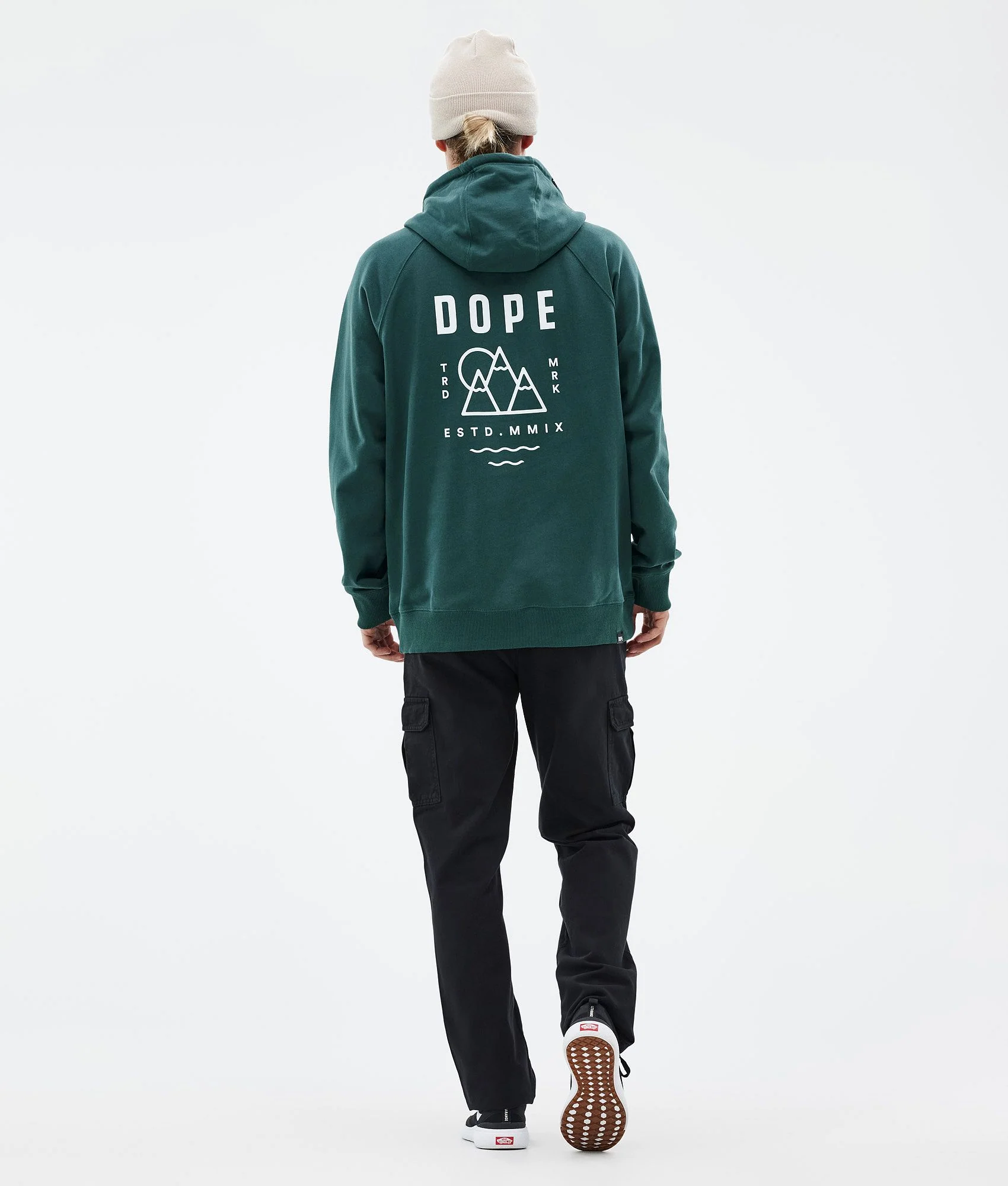 Hoodie Men Summit Bottle Green