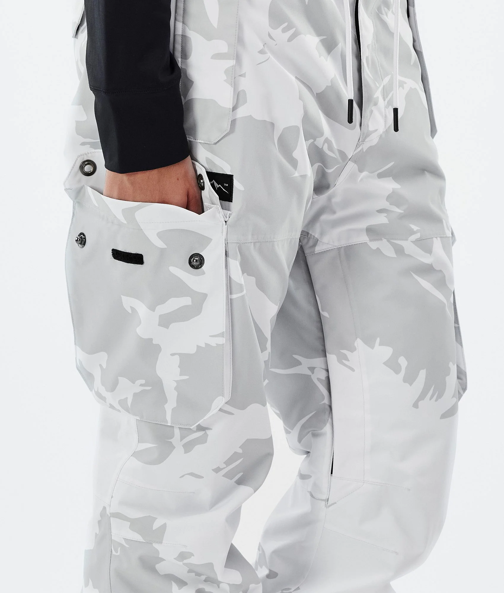 Snowboard Pants Women Grey Camo