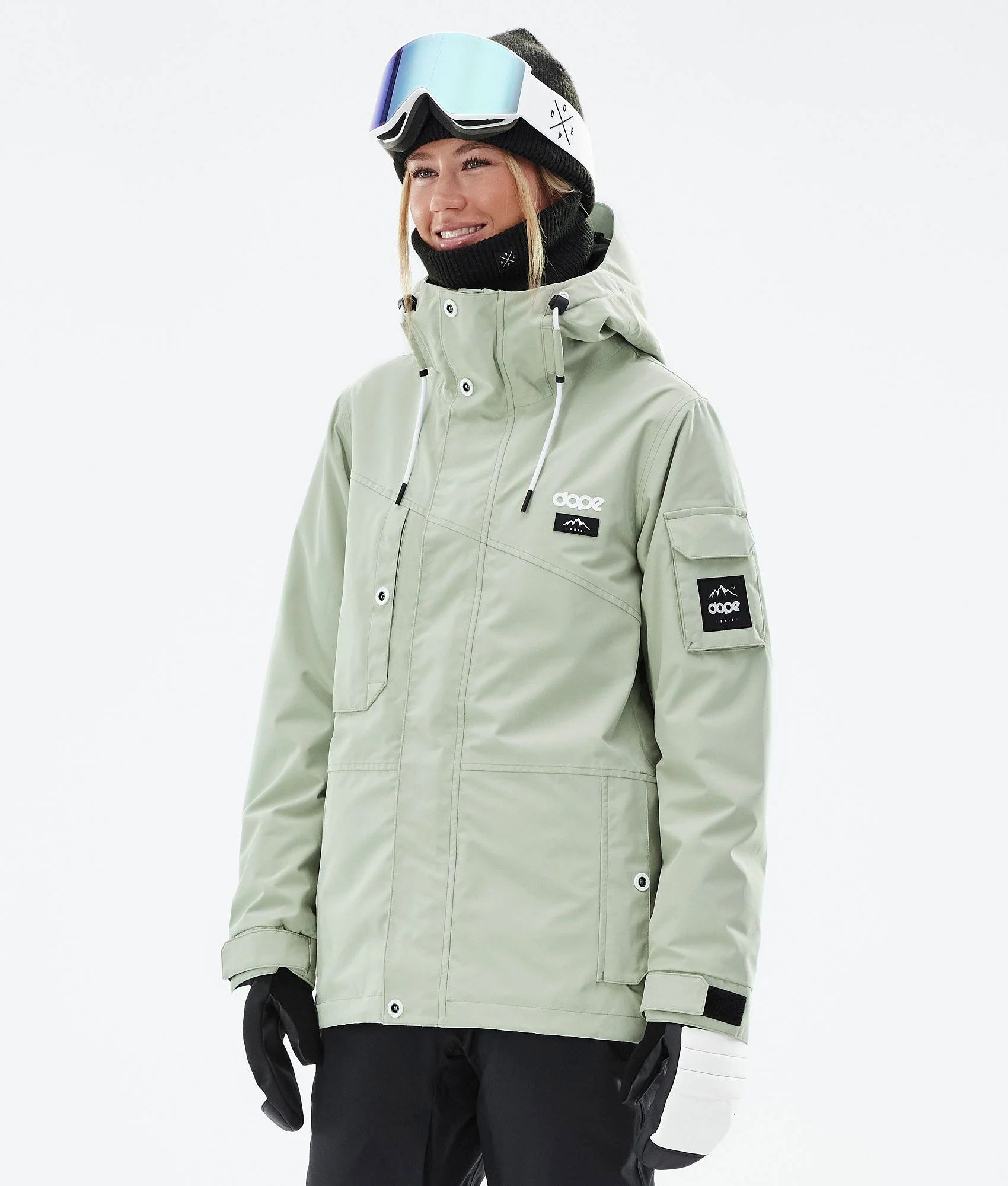 Snowboard Jacket Women Soft Green