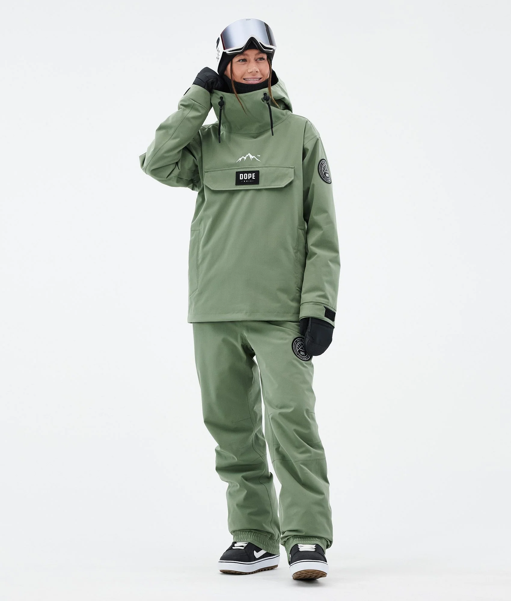 Snowboard Jacket Women Moss Green