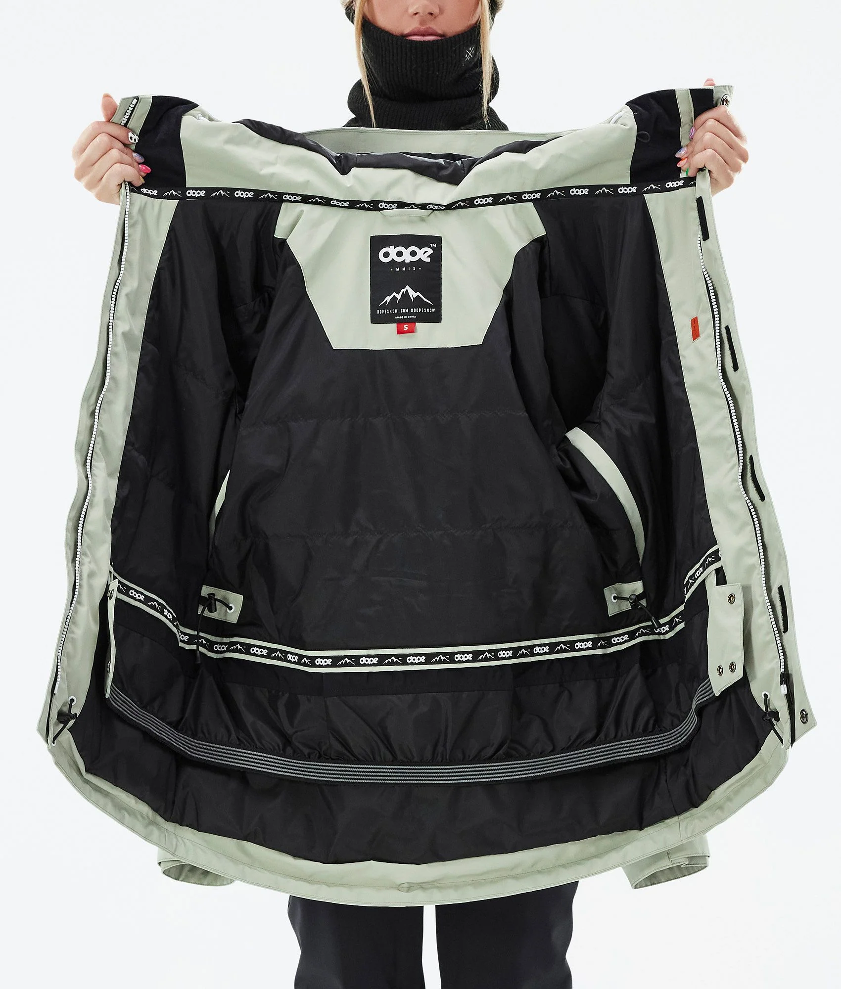 Snowboard Jacket Women Soft Green