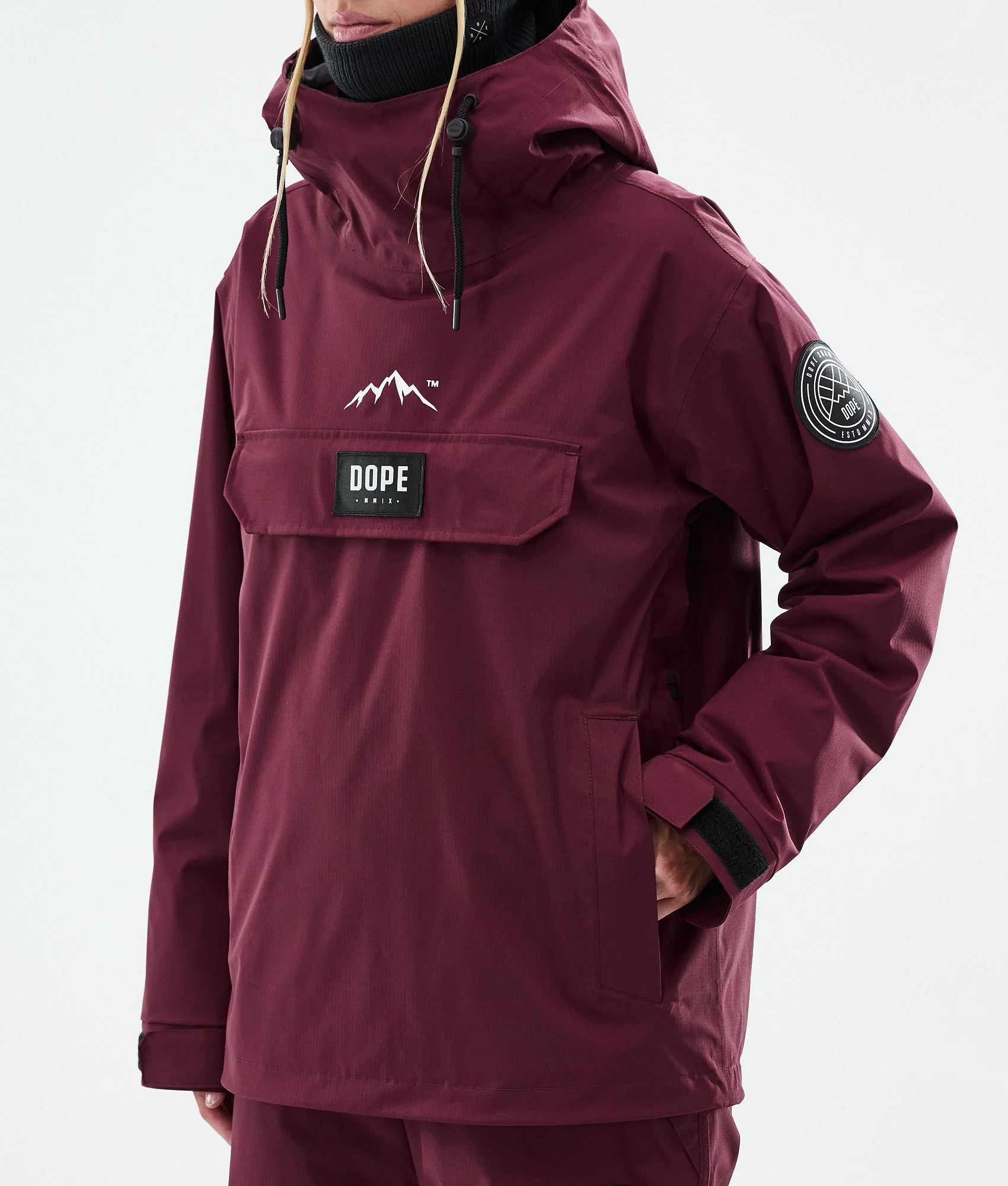 Snowboard Jacket Women Burgundy